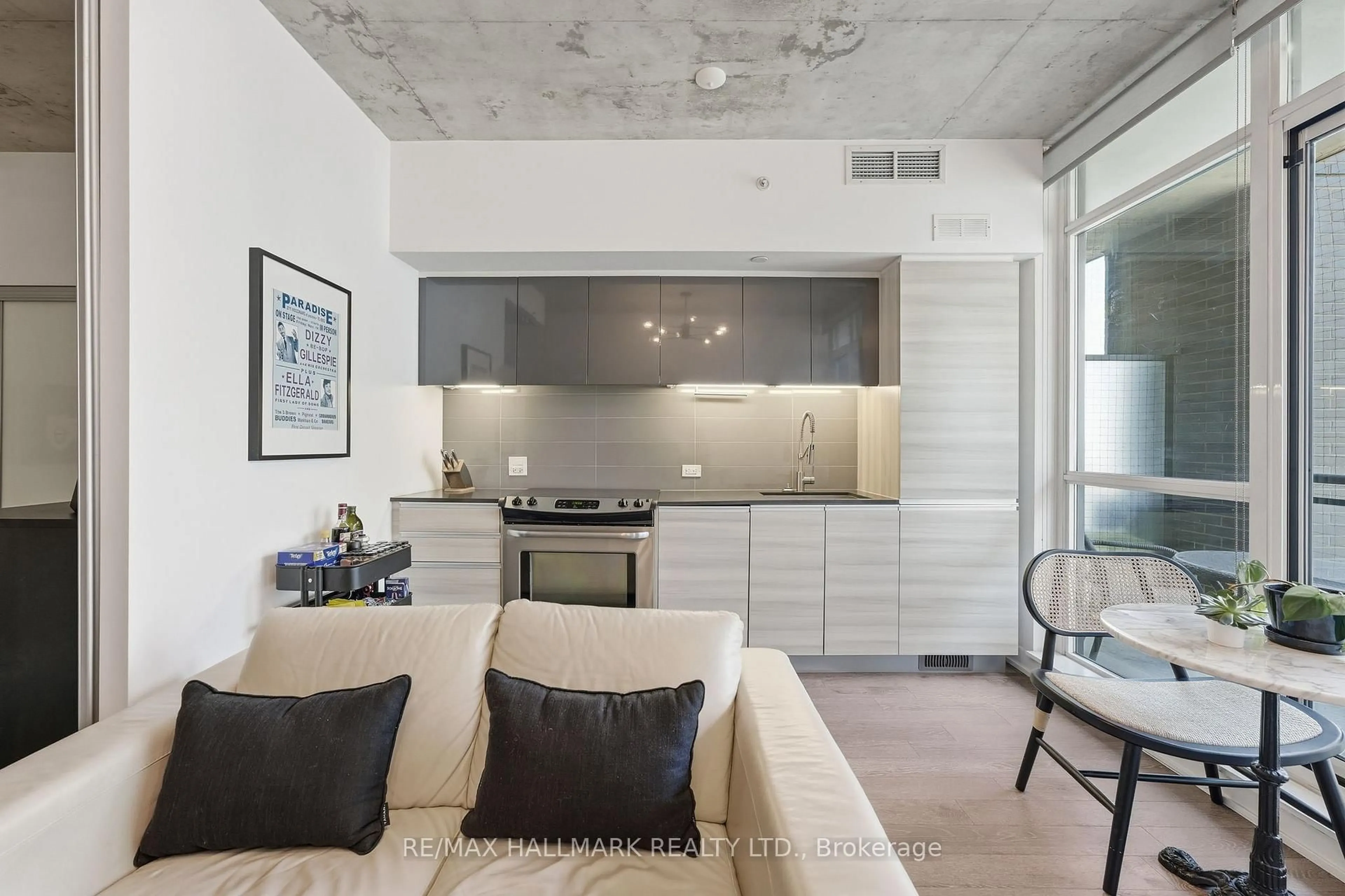 Open concept kitchen, unknown for 1190 Dundas St #323, Toronto Ontario M4M 0C5