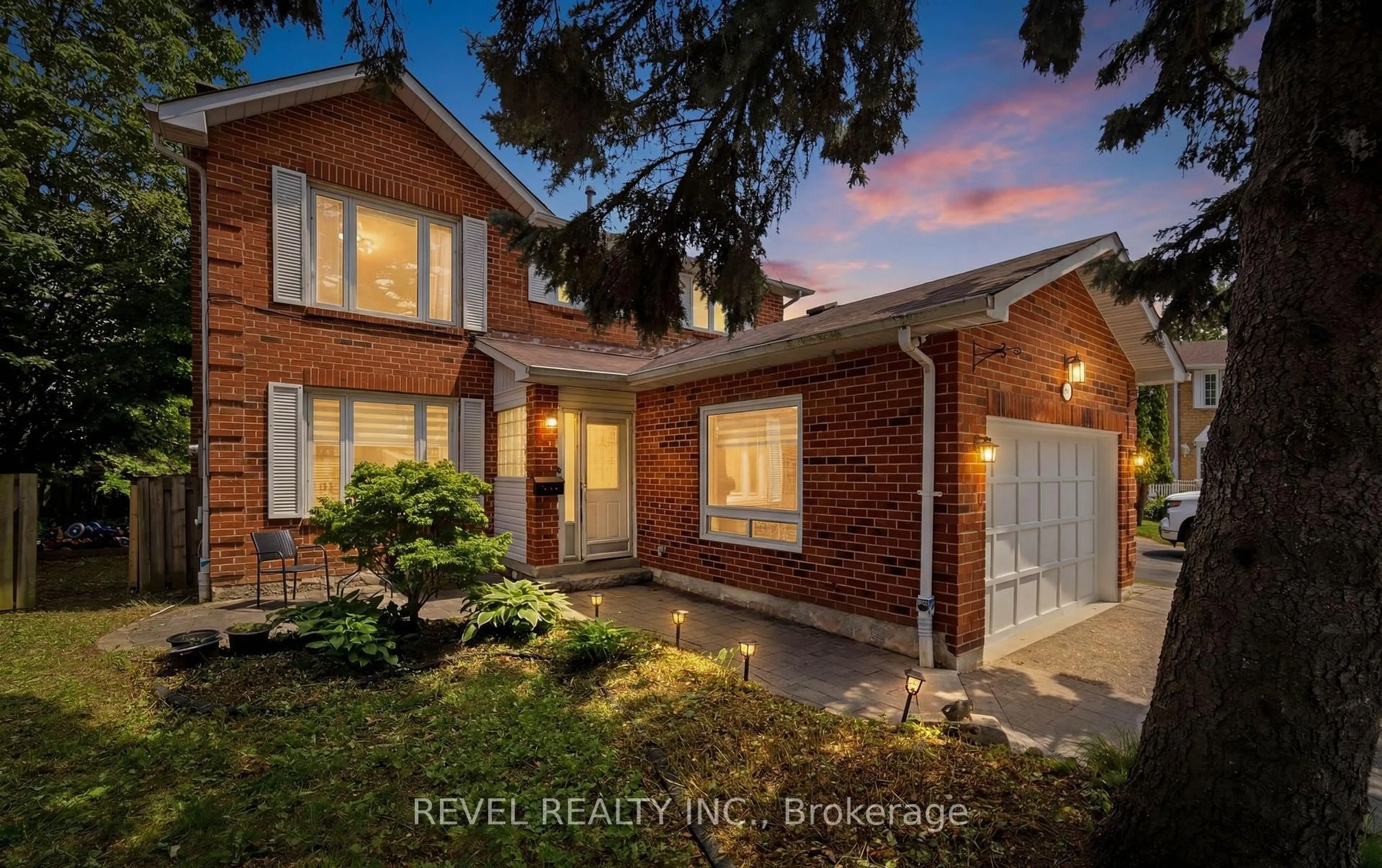 Home with brick exterior material, street for 13 Flowers Cres, Ajax Ontario L1S 4B9