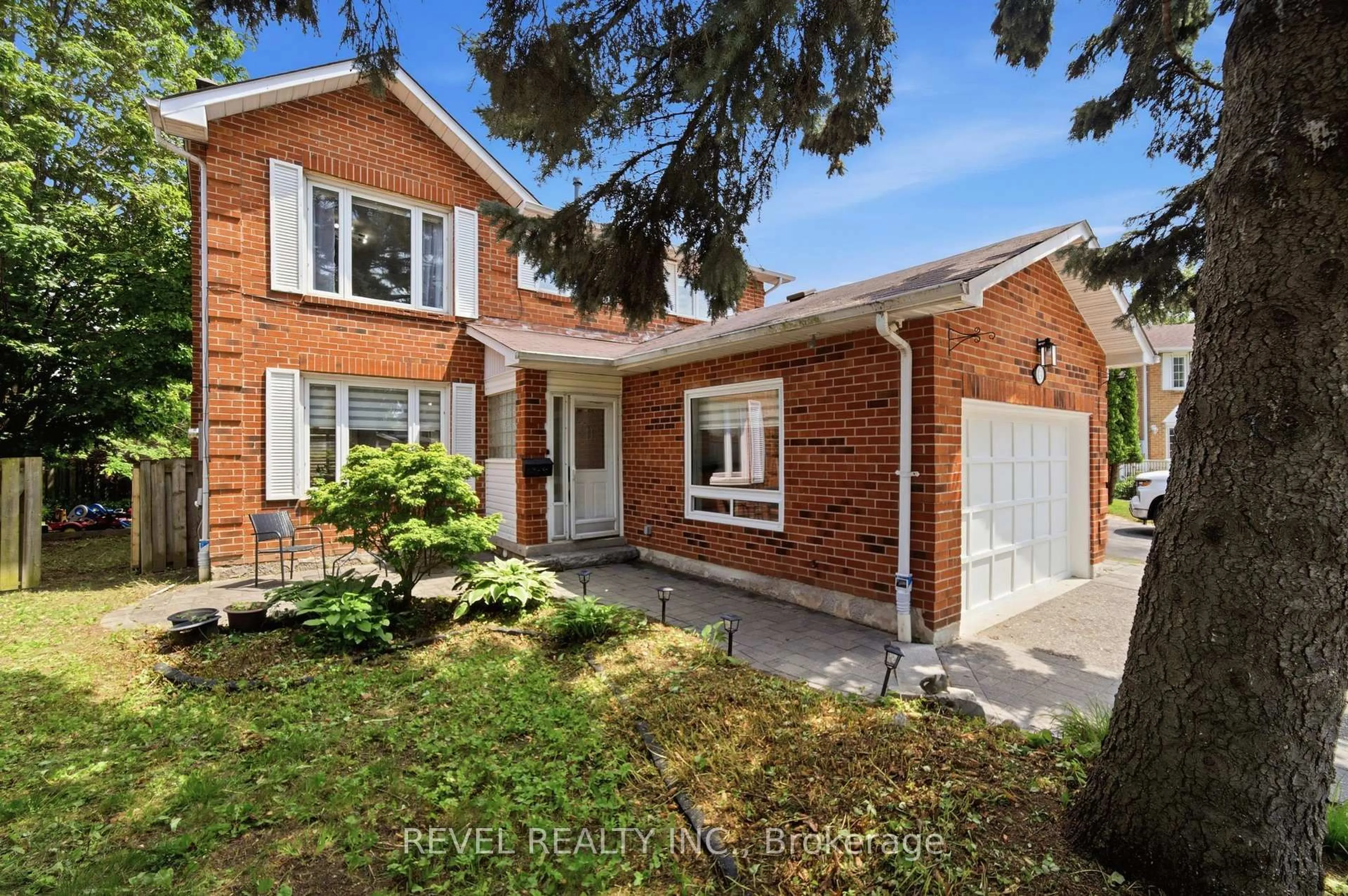 Home with brick exterior material, street for 13 Flowers Cres, Ajax Ontario L1S 4B9