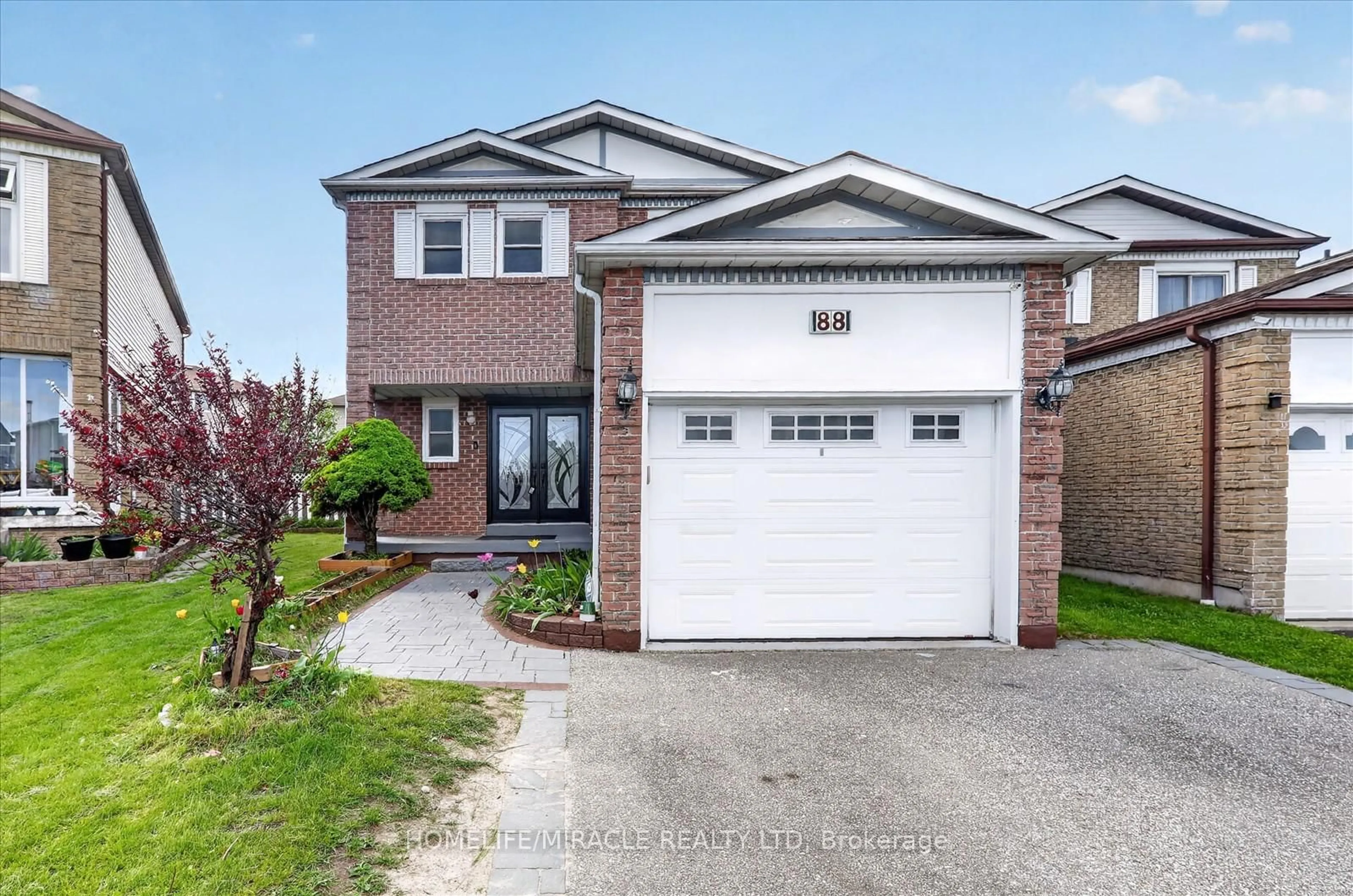 Home with brick exterior material, street for 88 Reed Dr, Ajax Ontario L1S 6T6