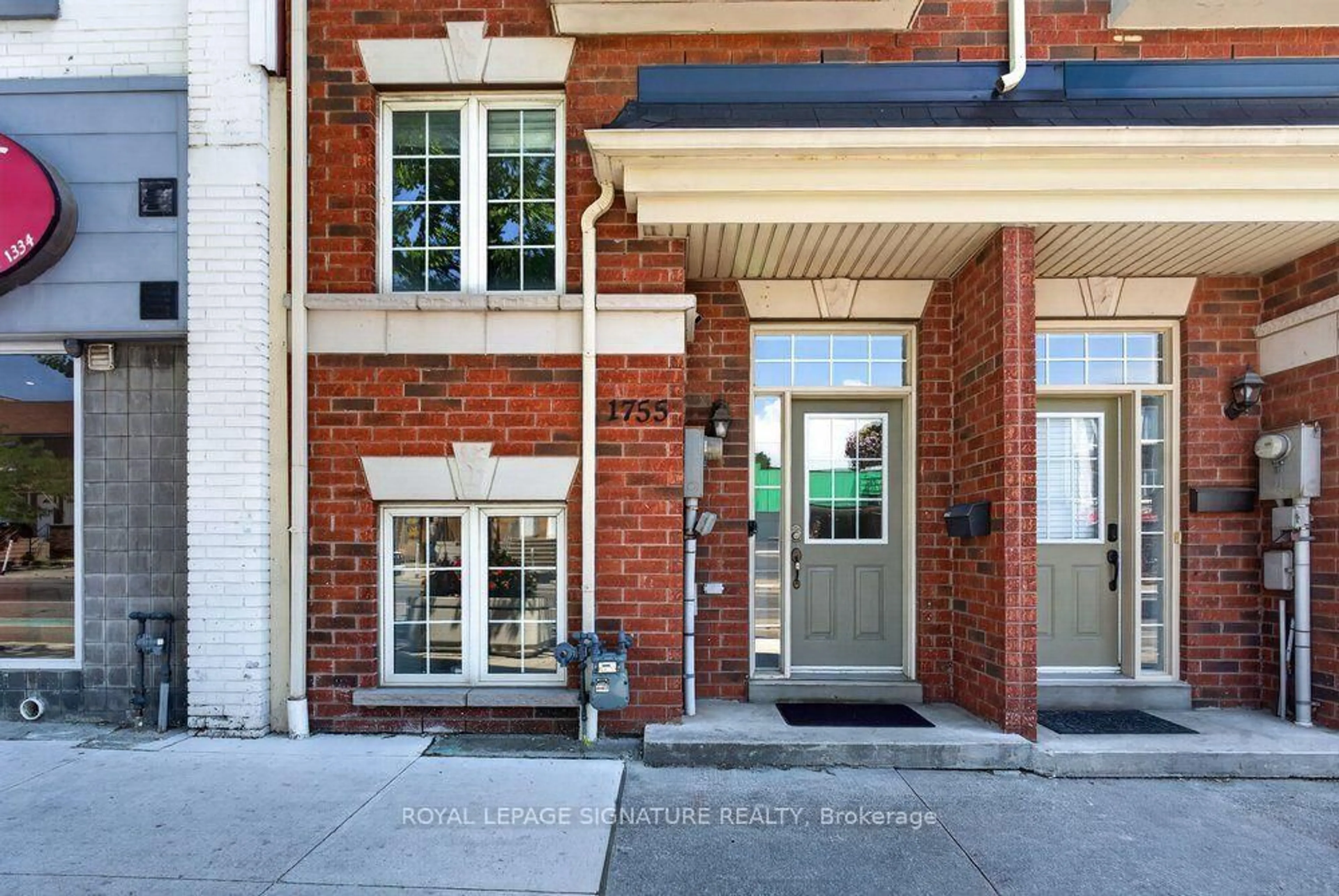 Home with brick exterior material, street for 1755 Danforth Ave, Toronto Ontario M4C 1J1