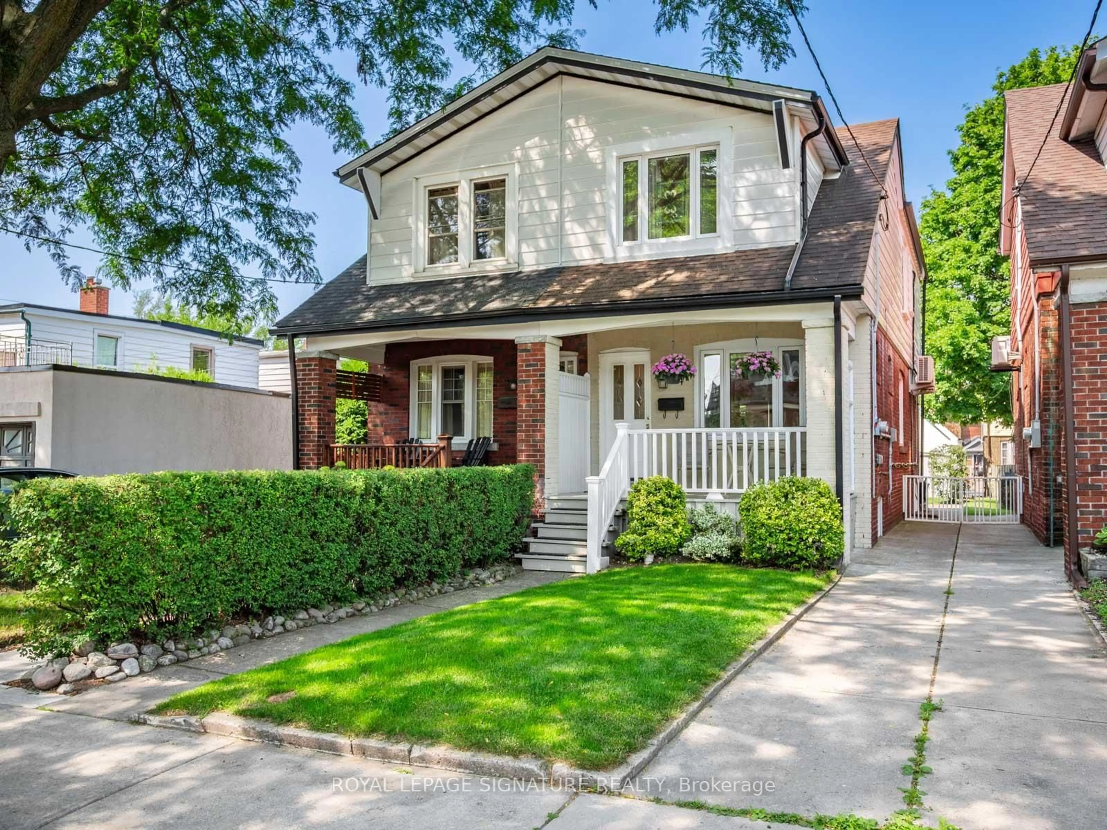 Home with brick exterior material, street for 4 Kimbourne Ave, Toronto Ontario M4J 4J2