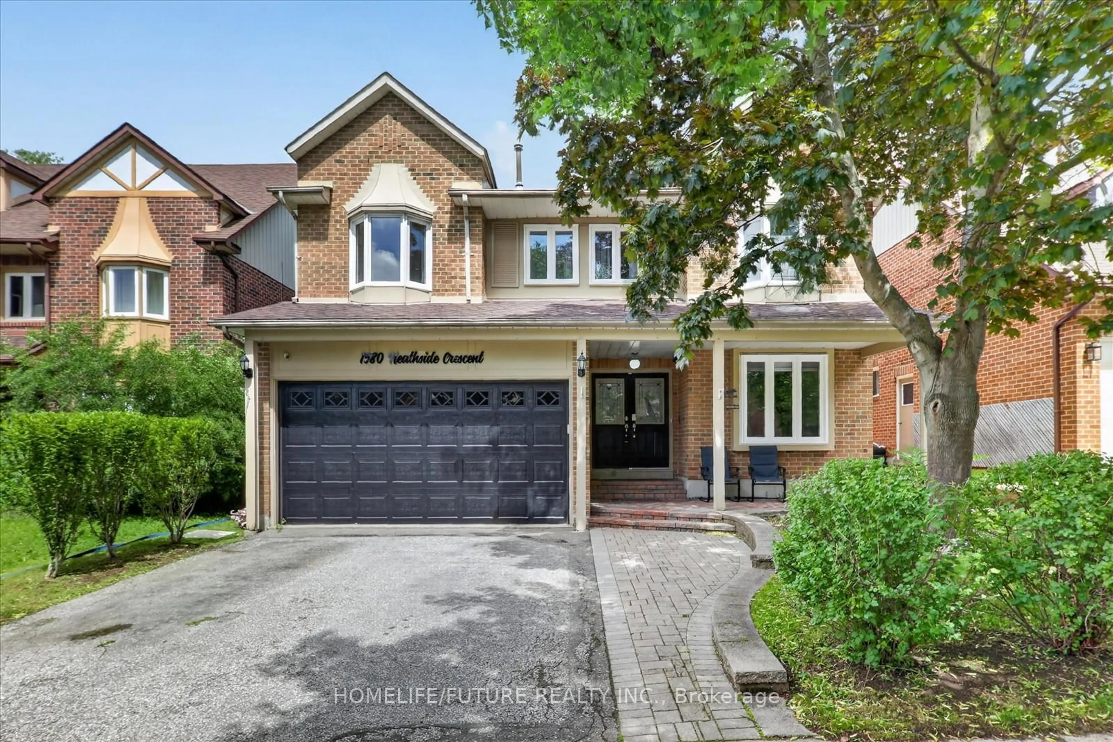 Home with brick exterior material, street for 1580 Heathside Cres, Pickering Ontario L1V 5W9