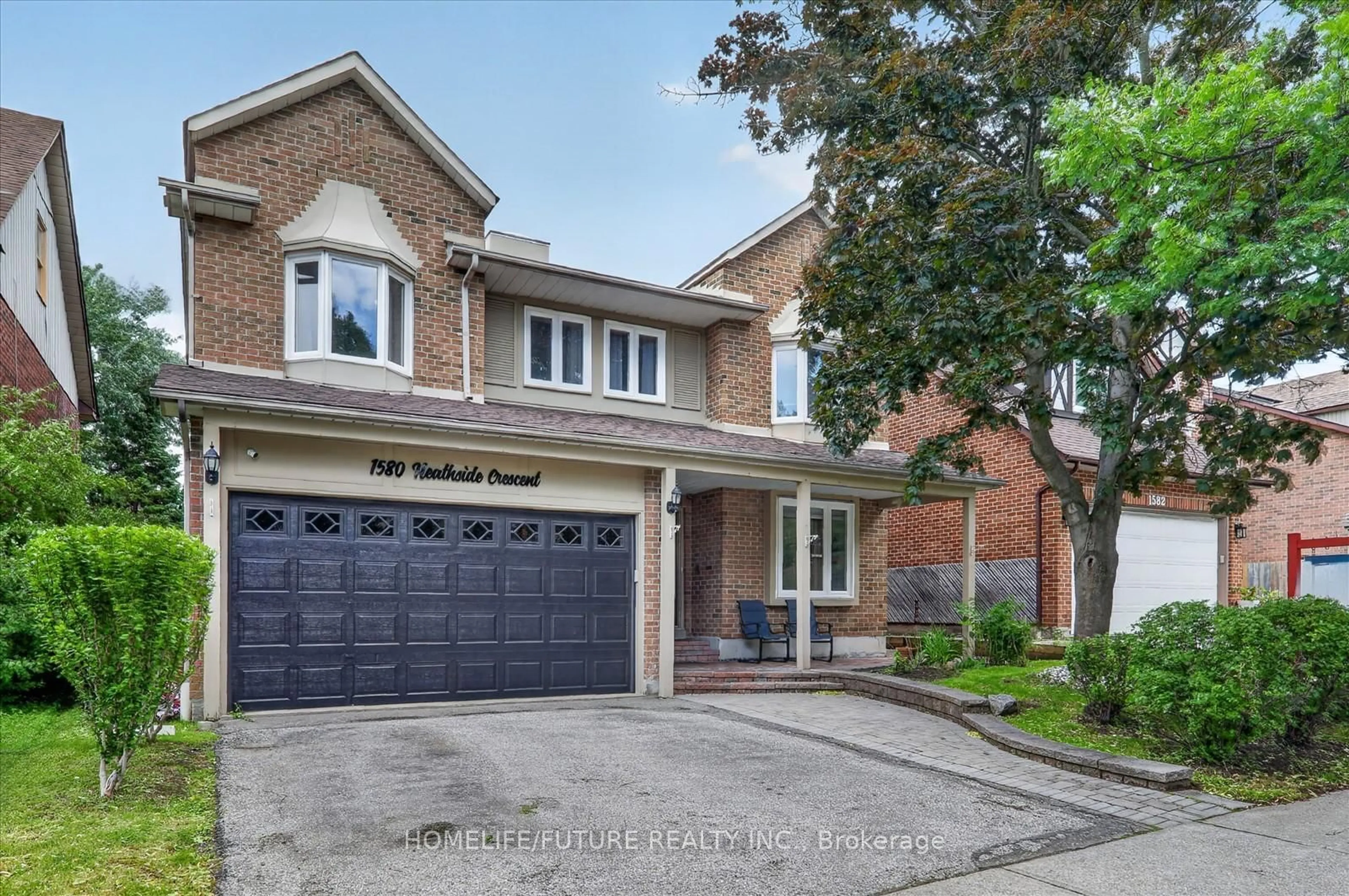 Home with brick exterior material, street for 1580 Heathside Cres, Pickering Ontario L1V 5W9