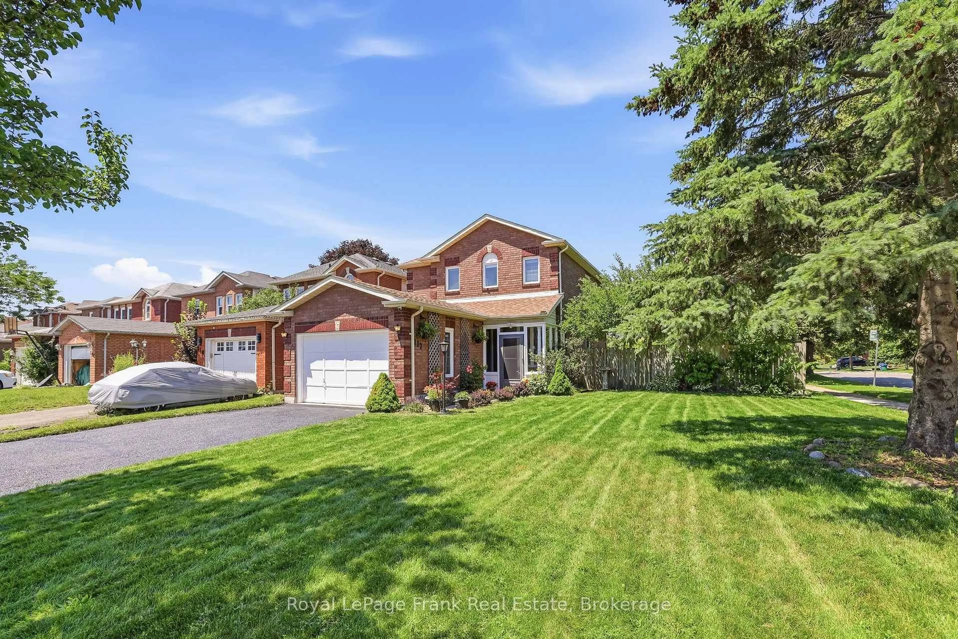 Home with brick exterior material, street for 112 Oke Rd, Clarington Ontario L1E 2V2