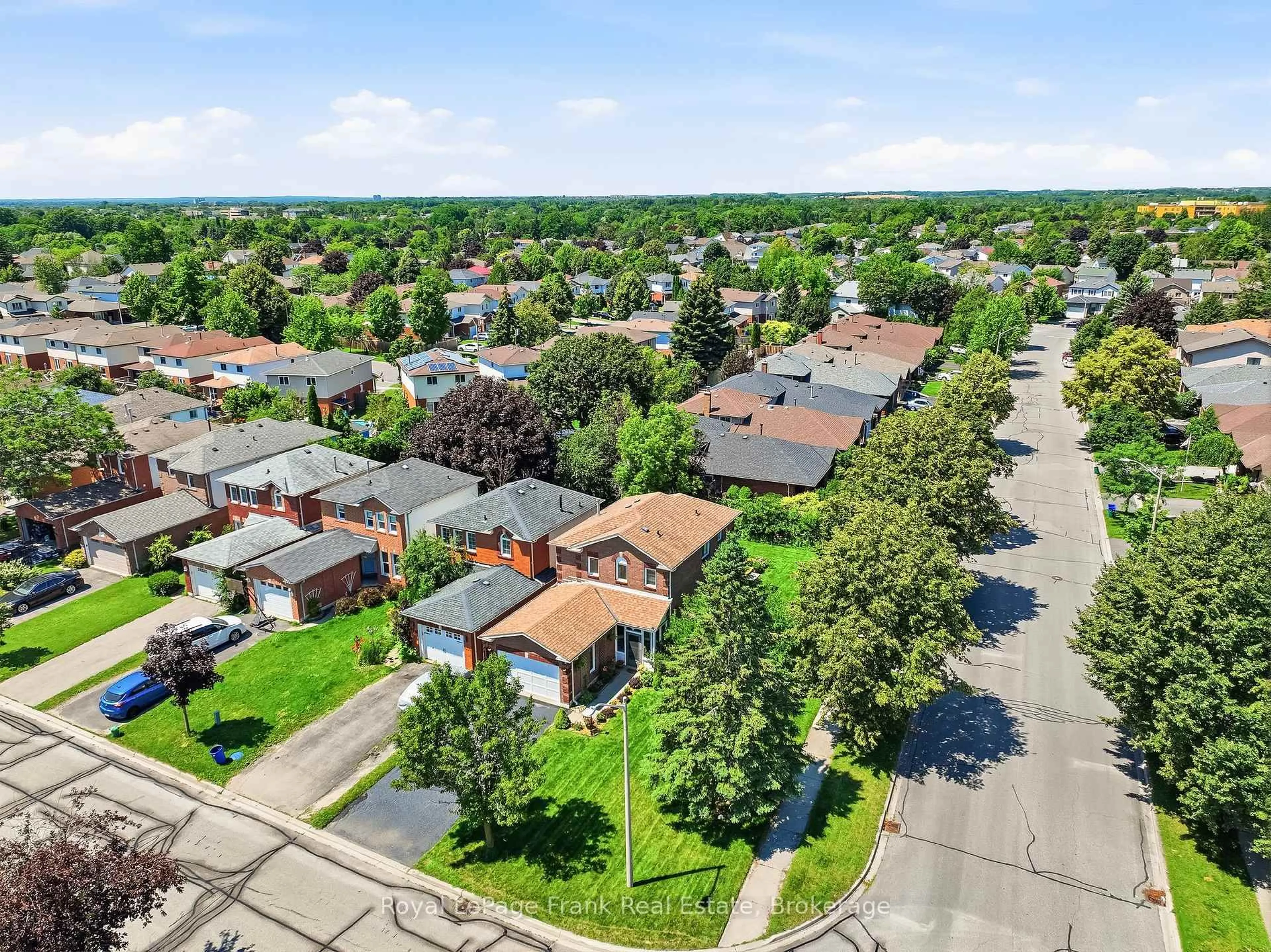 A pic from outside/outdoor area/front of a property/back of a property/a pic from drone, street for 112 Oke Rd, Clarington Ontario L1E 2V2