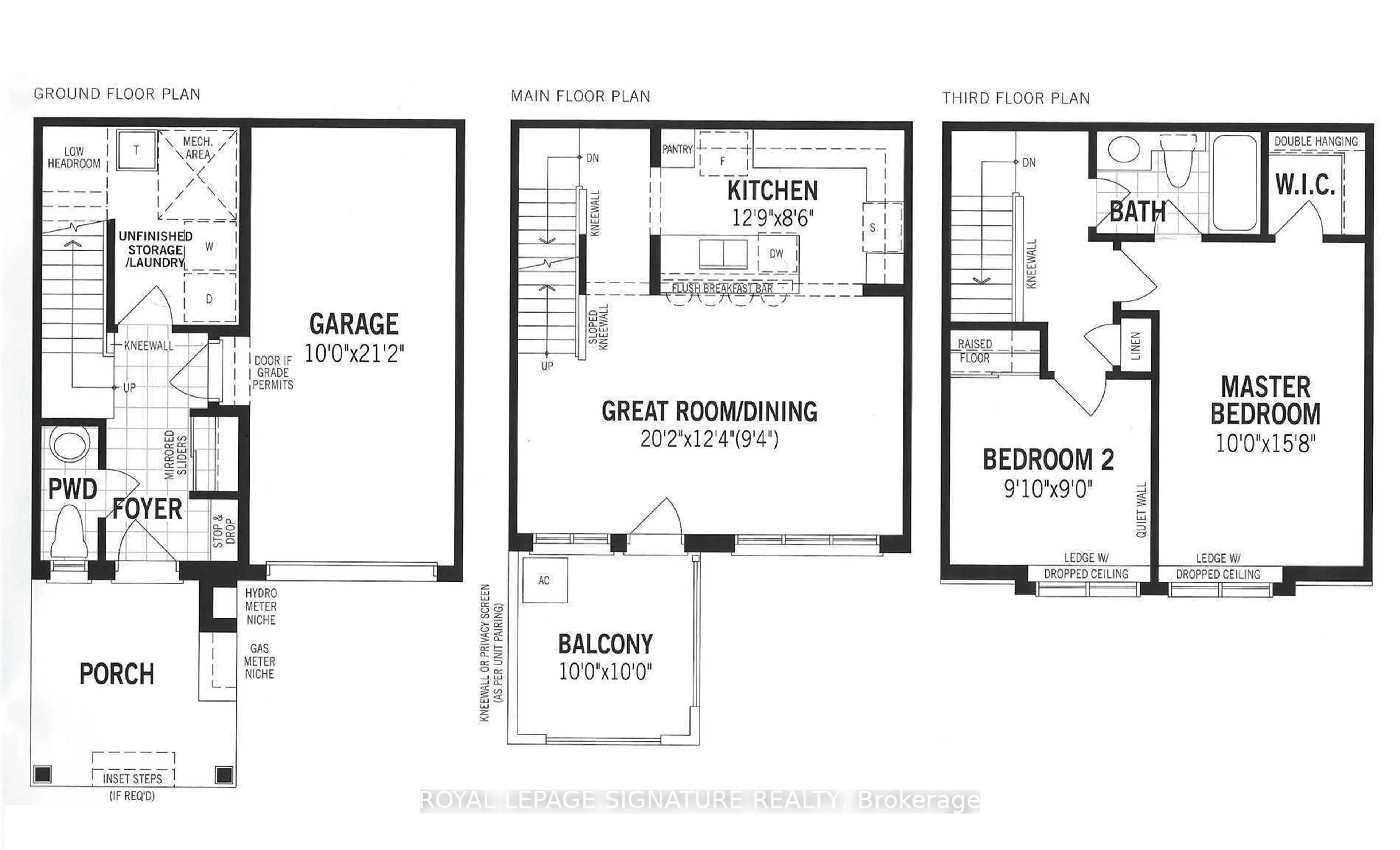 Floor plan for 50 Gerigs St, Toronto Ontario M1L 0B9