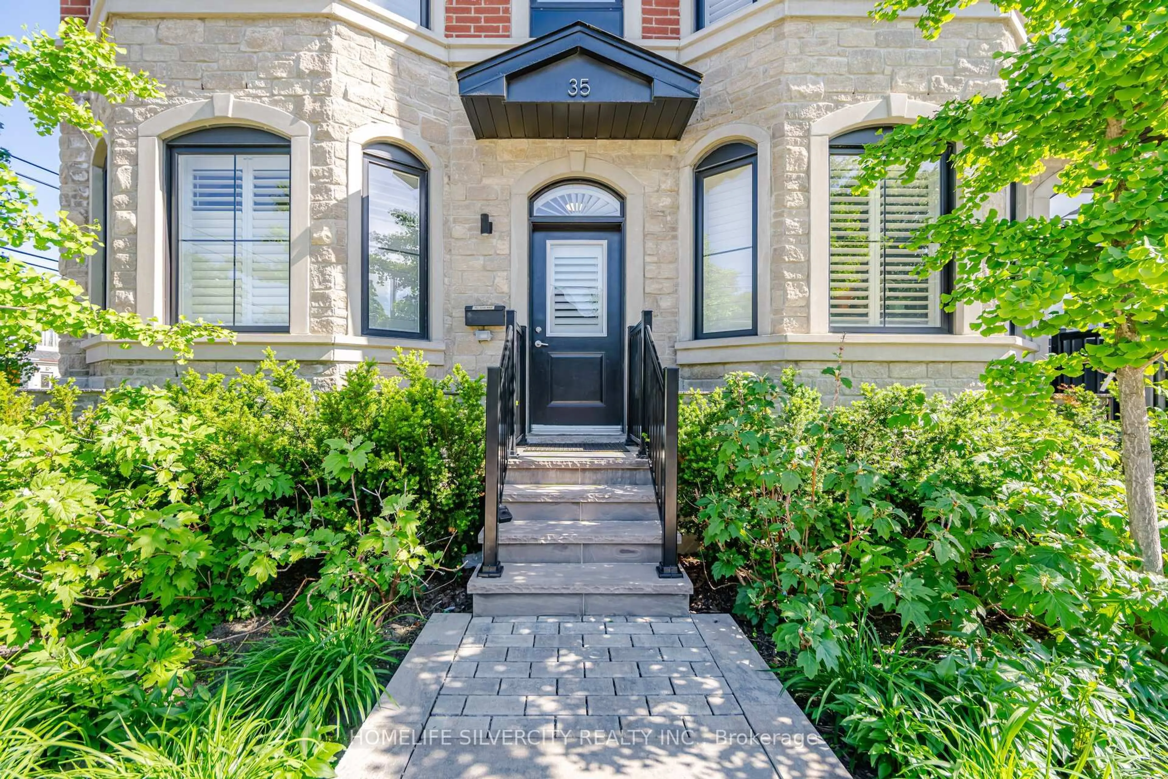 Home with brick exterior material, street for 35 Somers Ave #1, Toronto Ontario M4J 1W2