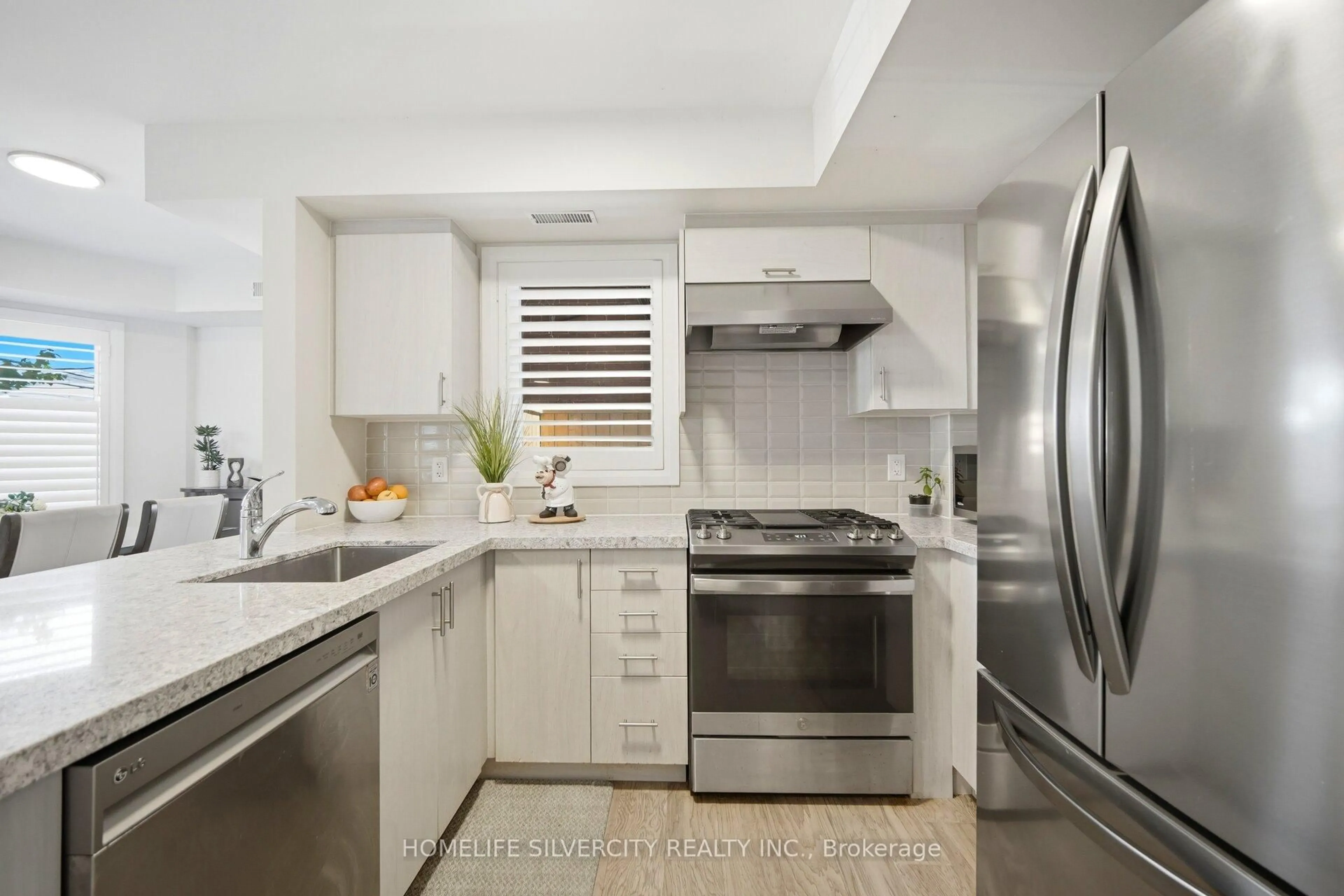 Contemporary kitchen, ceramic/tile floor for 35 Somers Ave #1, Toronto Ontario M4J 1W2