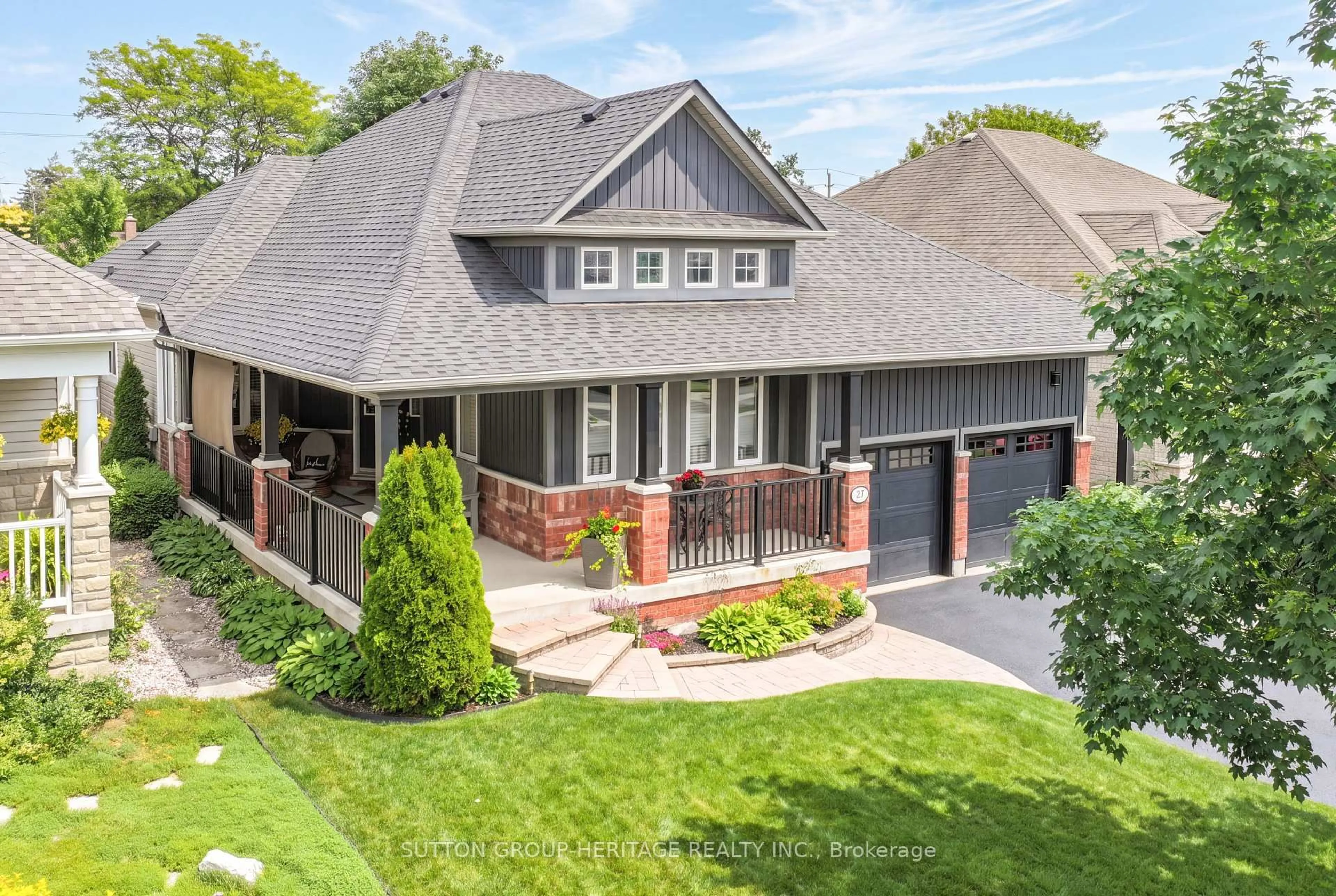 Home with brick exterior material, street for 27 Kimberly Dr, Whitby Ontario L1M 1K5