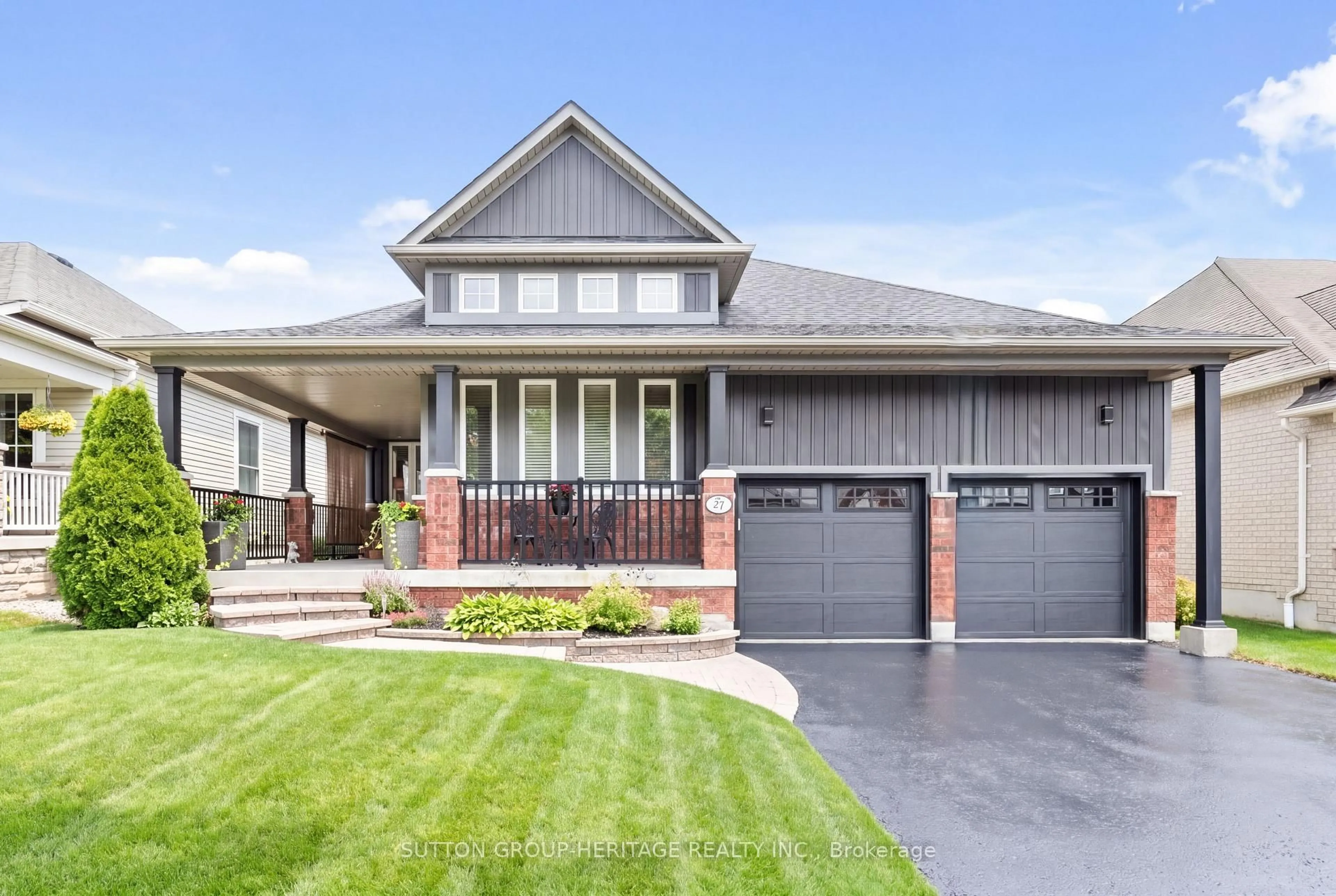 Home with brick exterior material, street for 27 Kimberly Dr, Whitby Ontario L1M 1K5