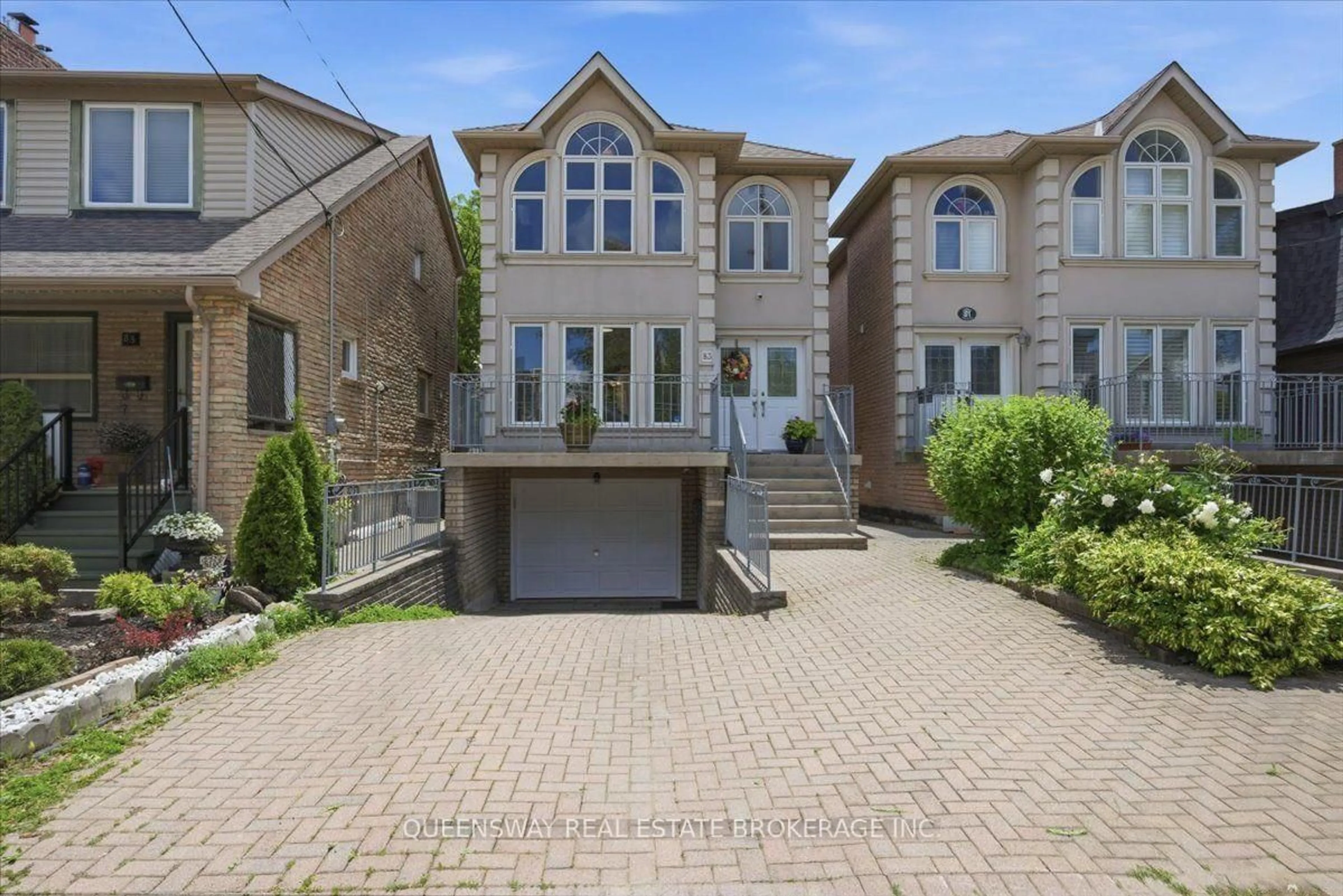 Home with brick exterior material, street for 83 Floyd Ave, Toronto Ontario M4K 2B3