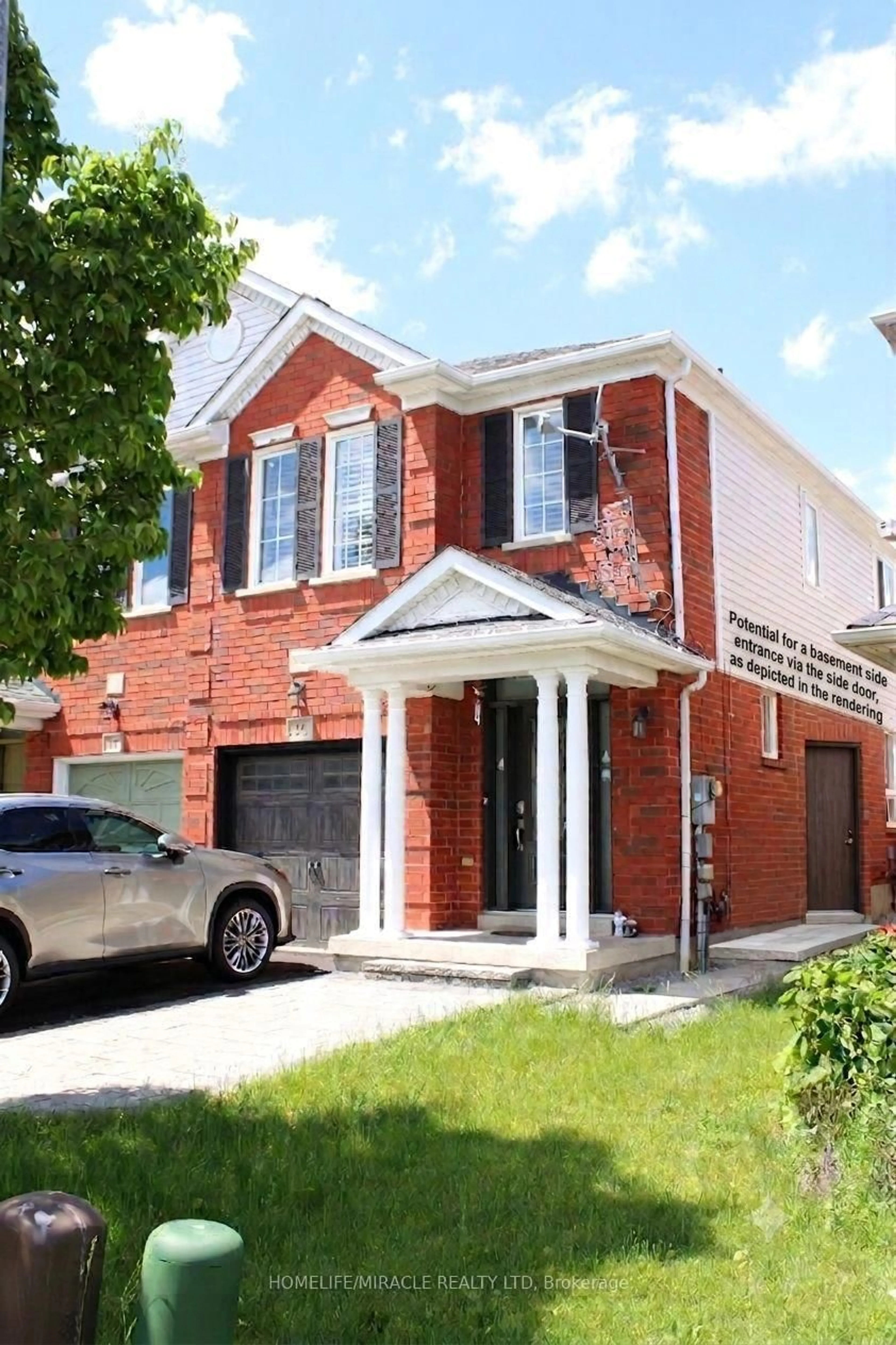 Home with brick exterior material, street for 14 Unsworth Cres, Ajax Ontario L1T 4Y2