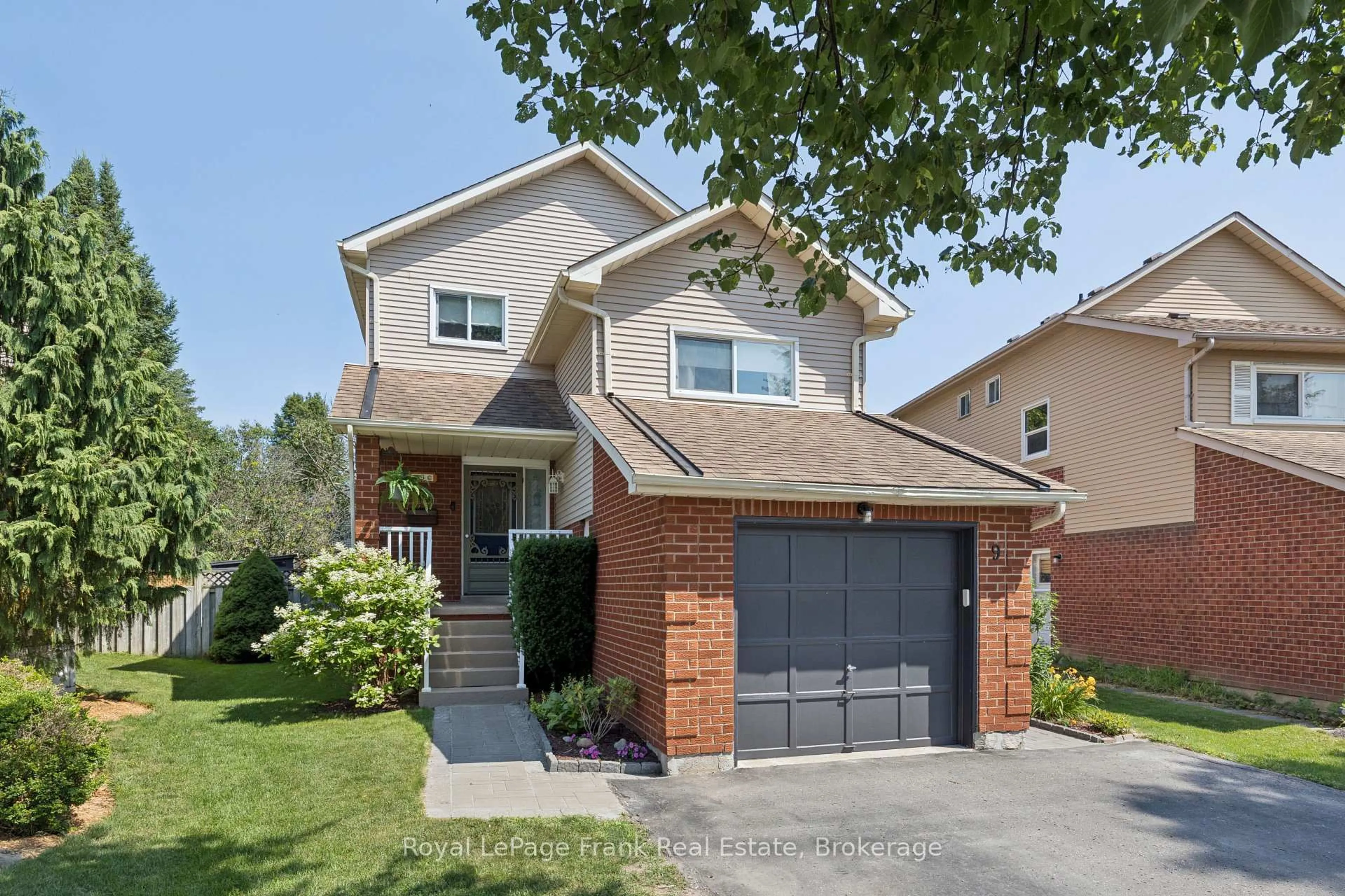 Home with brick exterior material, street for 9 Giles Crt, Whitby Ontario L1N 8T6