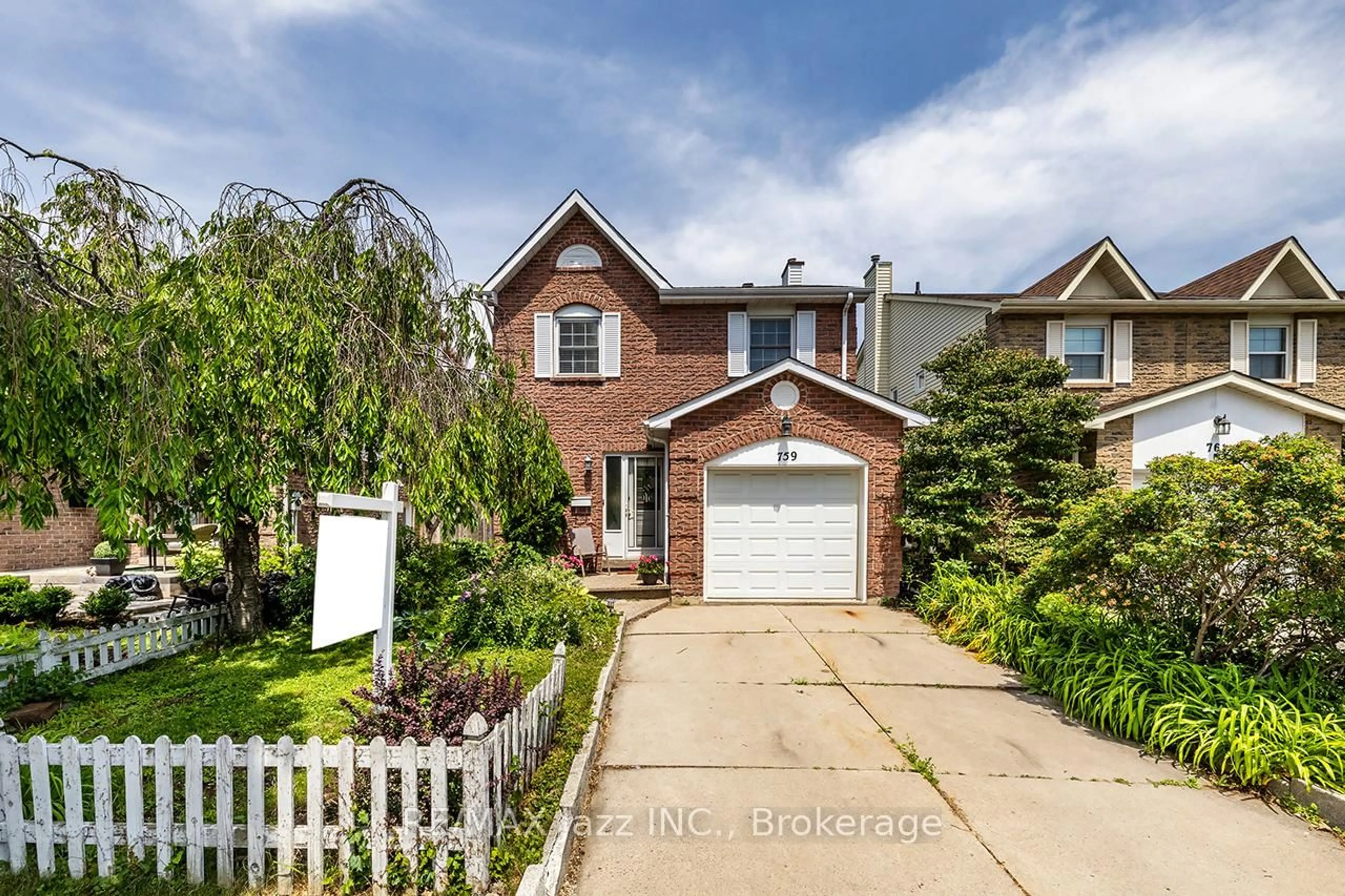 Home with brick exterior material, street for 759 Cobblers Crt, Pickering Ontario L1V 3S2