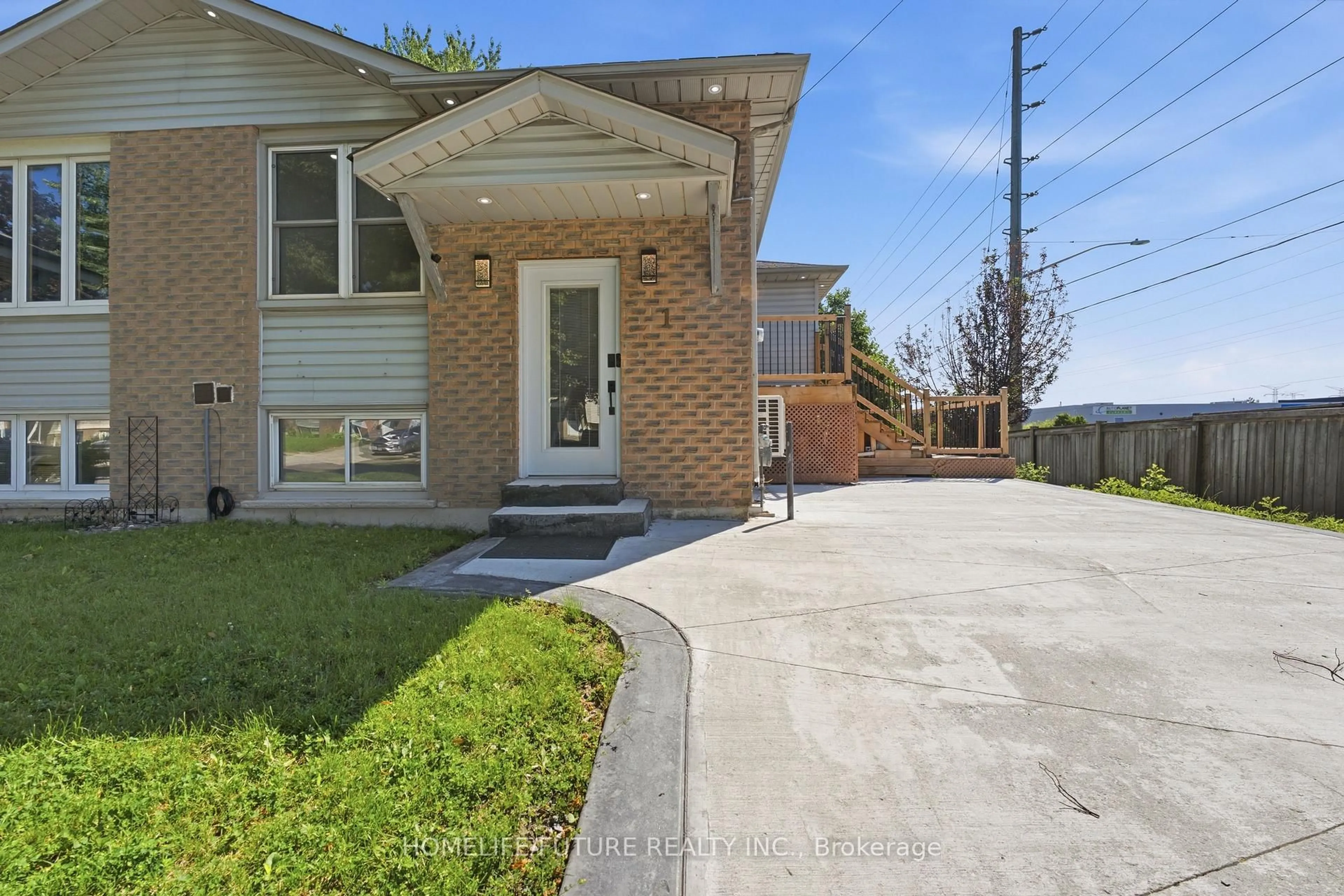Home with brick exterior material, street for 1 Lockhart Gate, Clarington Ontario L1C 4K9