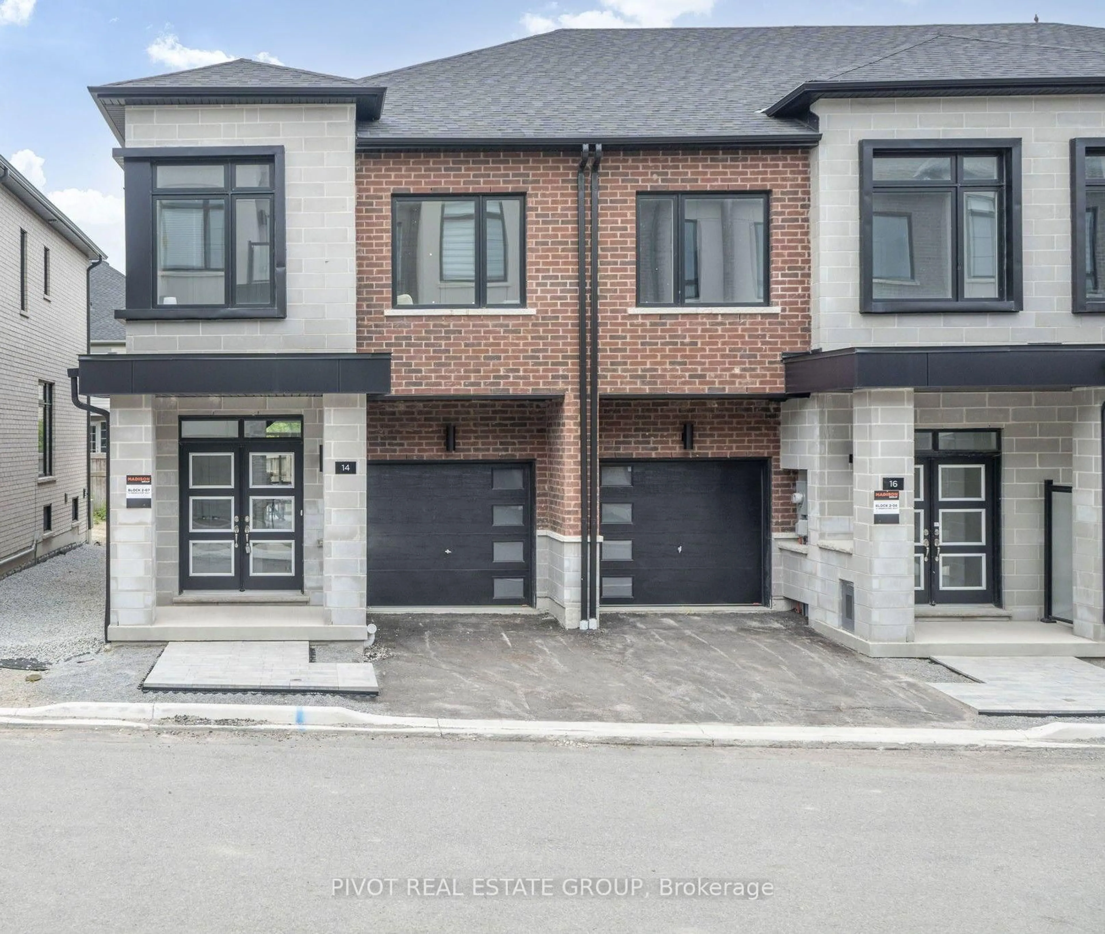 Home with brick exterior material, street for 14 Observatory Way, Whitby Ontario L1M 0M7