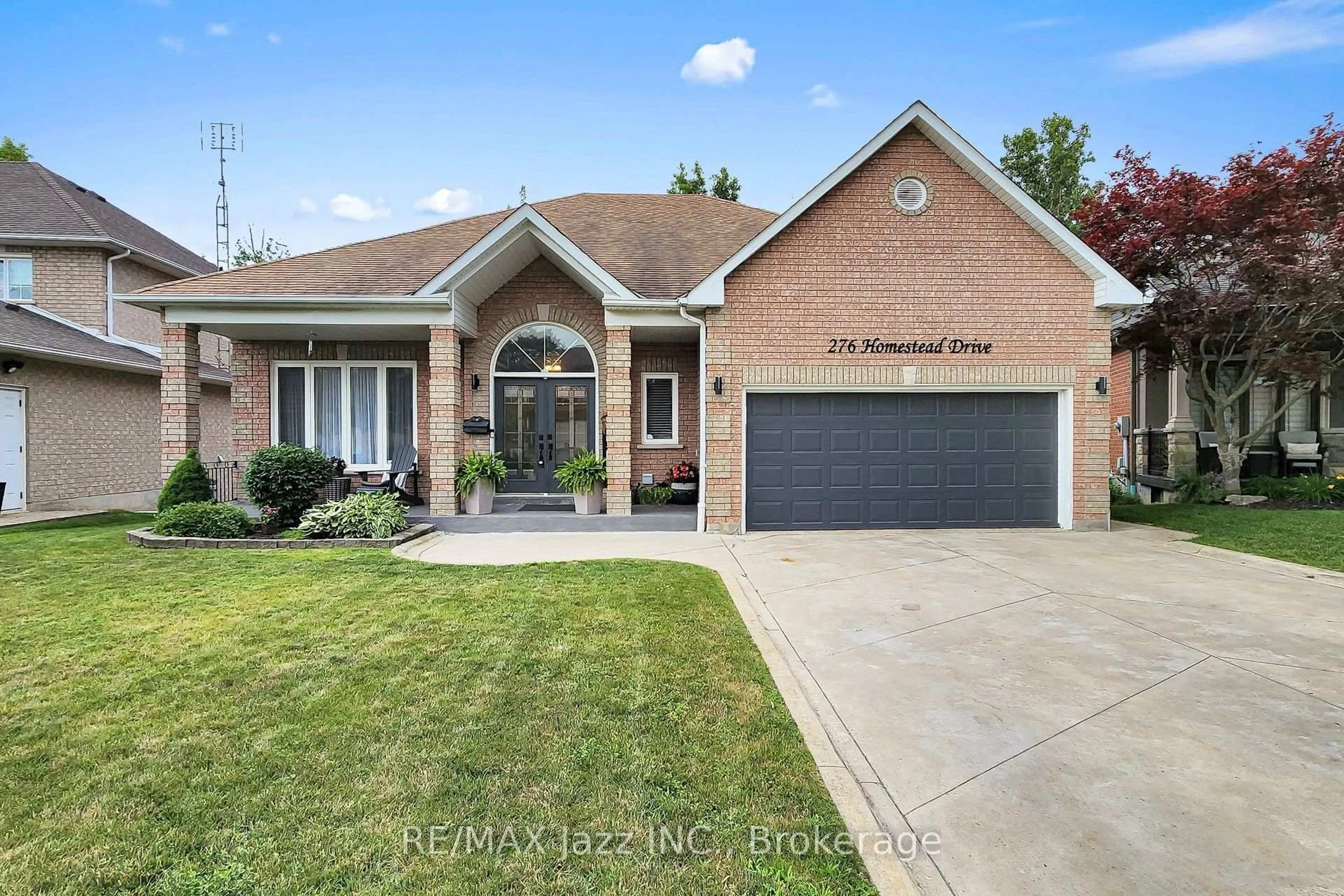 Home with brick exterior material, street for 276 Homestead Dr, Oshawa Ontario L1J 6V1