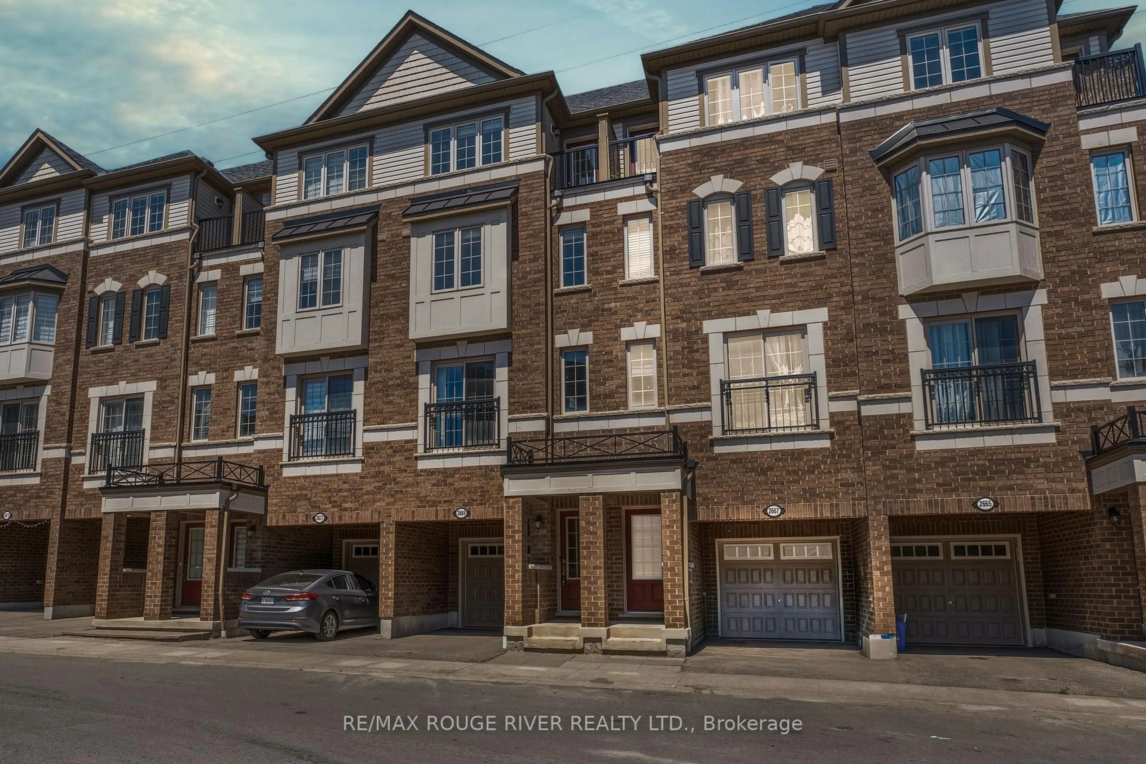 Home with brick exterior material, street for 2669 Deputy Minister Path, Oshawa Ontario L1L 0M7