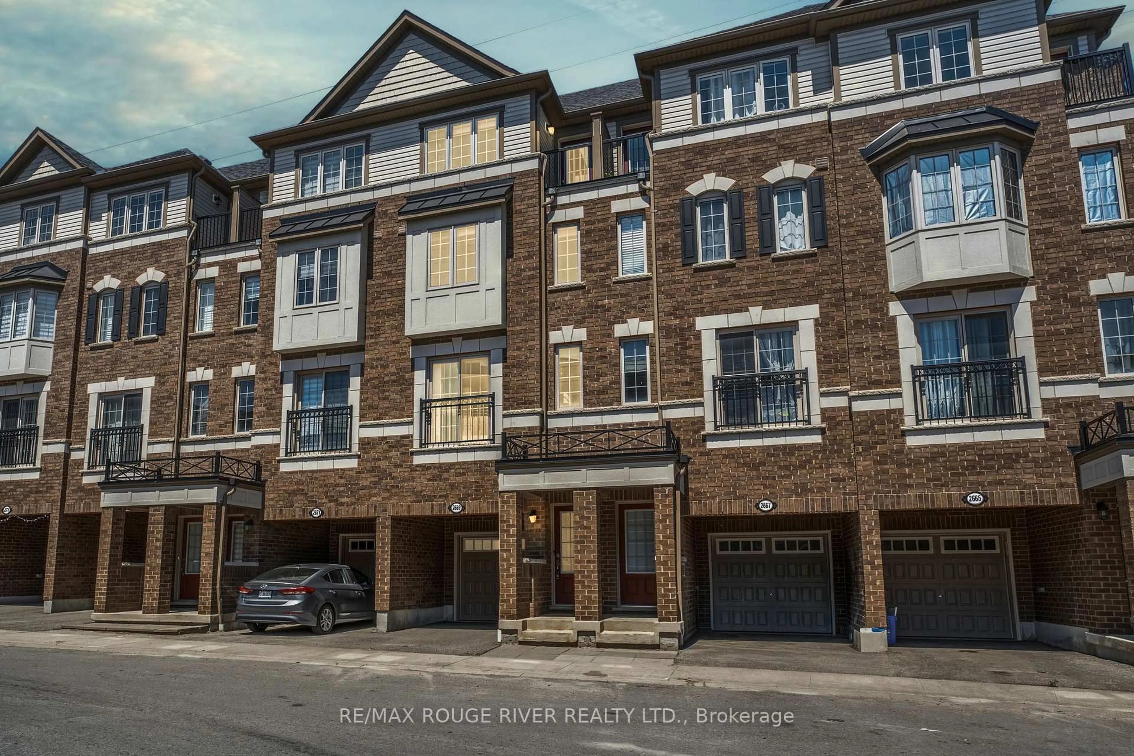 Home with brick exterior material, street for 2669 Deputy Minister Path, Oshawa Ontario L1L 0M7