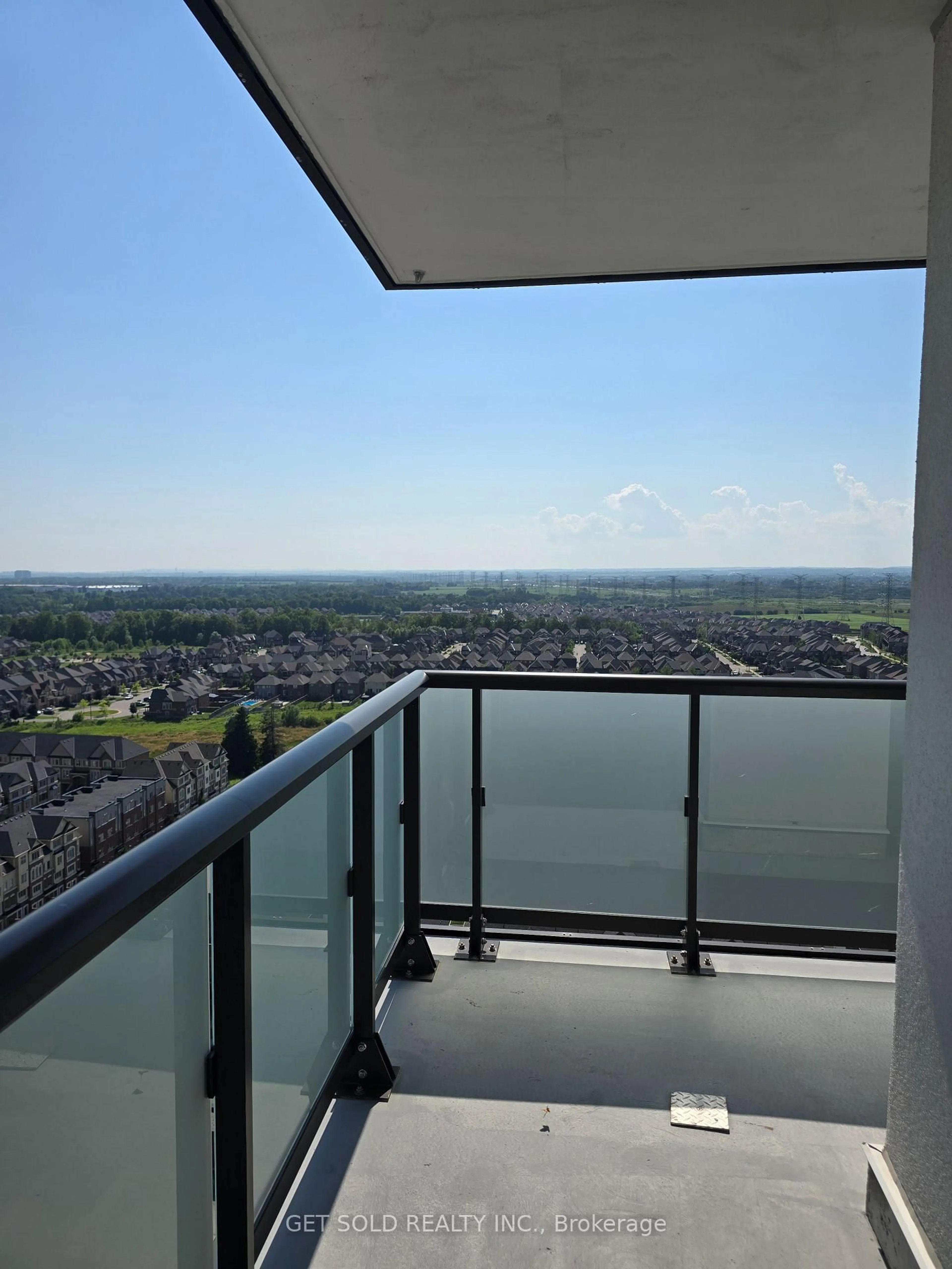 Balcony in the apartment, water/lake/river/ocean view for 2550 Simcoe St #1917, Oshawa Ontario L1L 0R5