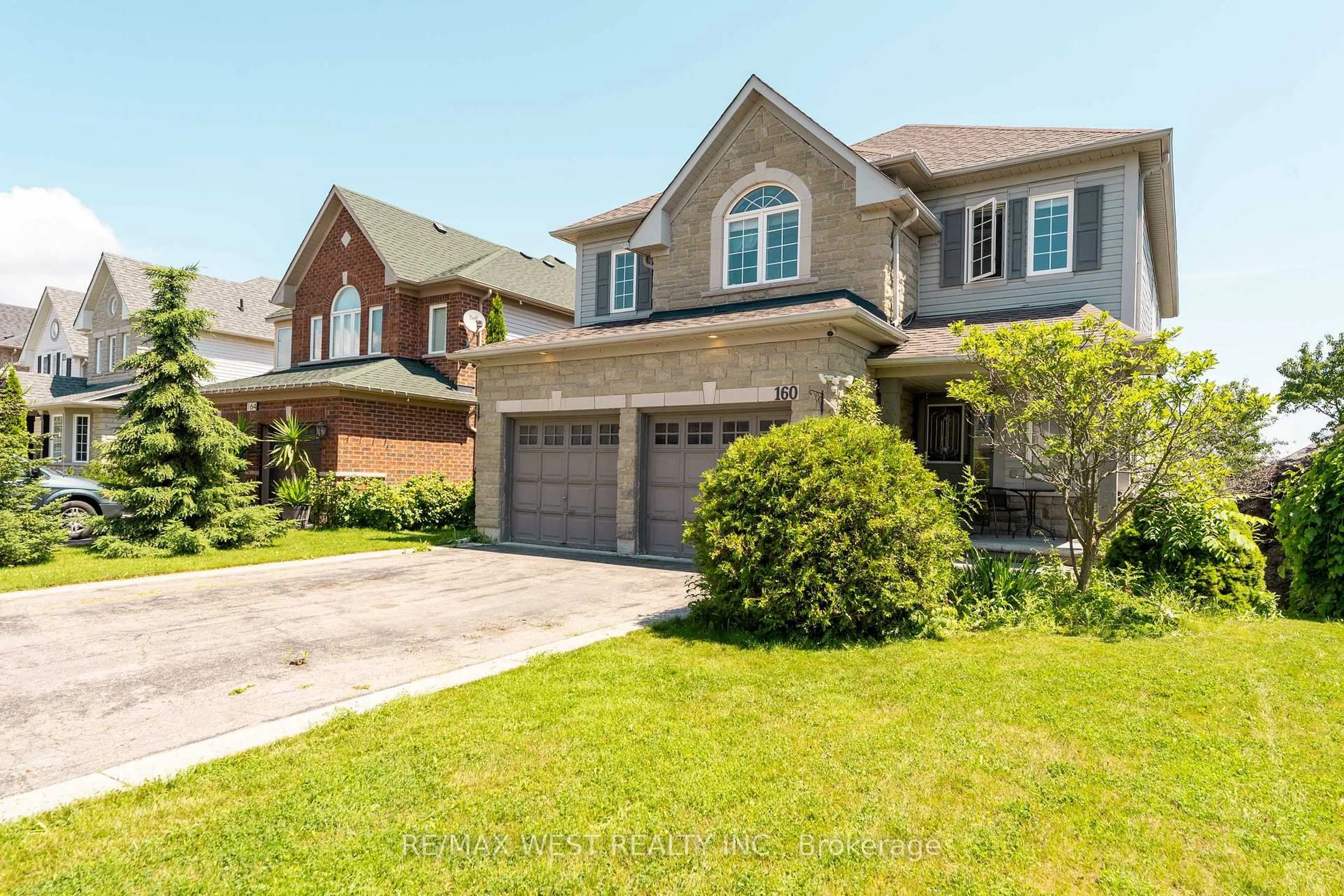 Home with brick exterior material, street for 160 Millburn Dr, Clarington Ontario L1C 5M1
