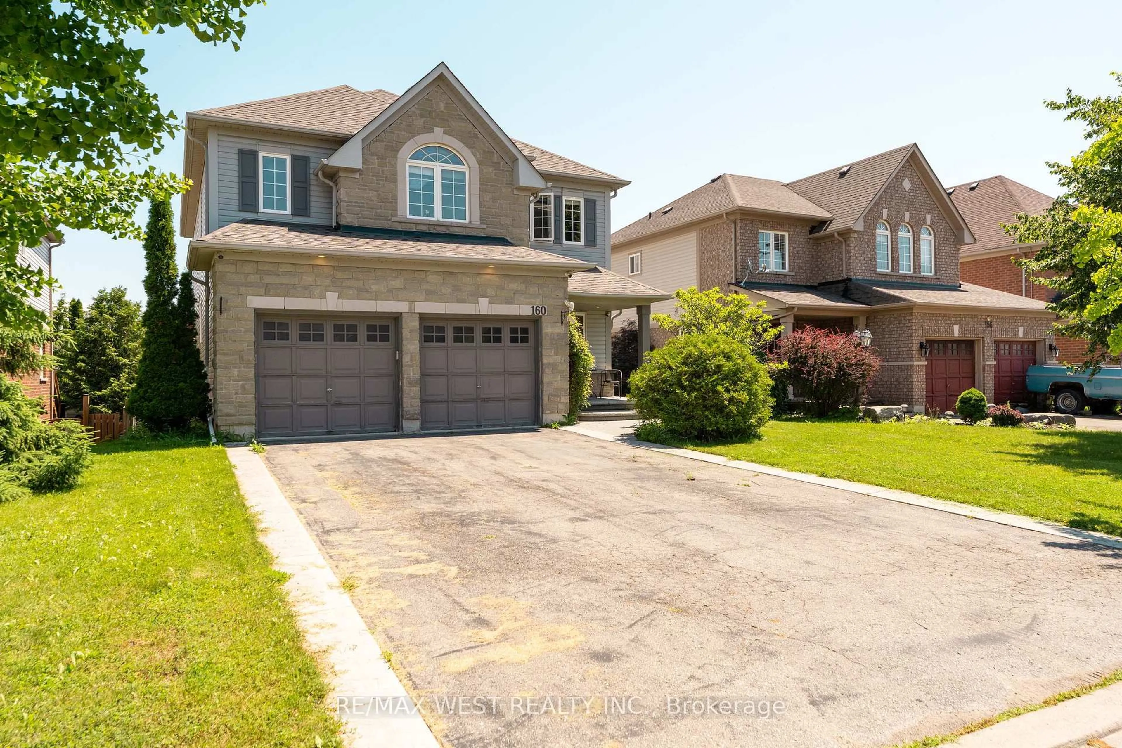 Home with brick exterior material, street for 160 Millburn Dr, Clarington Ontario L1C 5M1