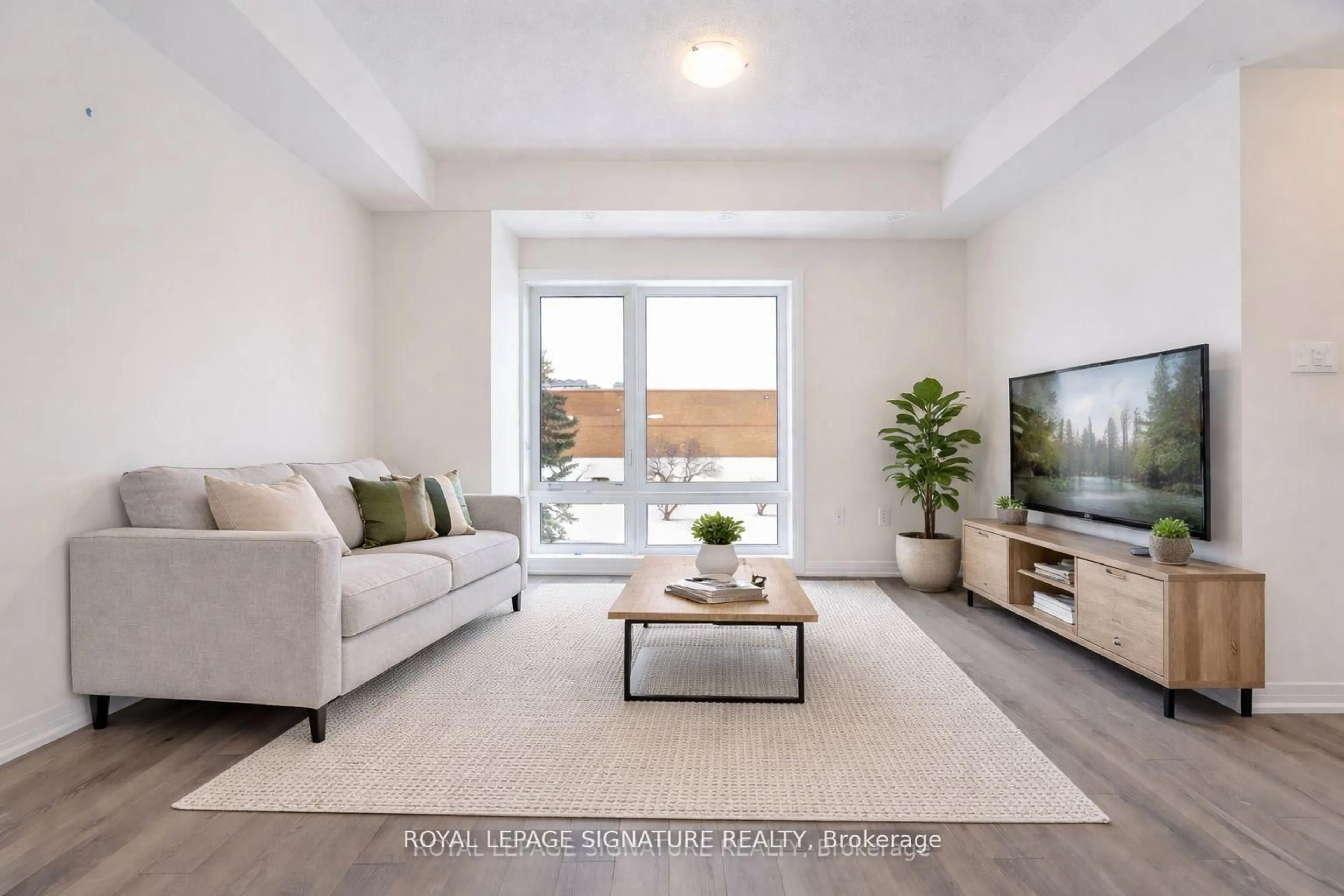 Living room with furniture, unknown for 30 Liben Way #19, Toronto Ontario M1B 0E8