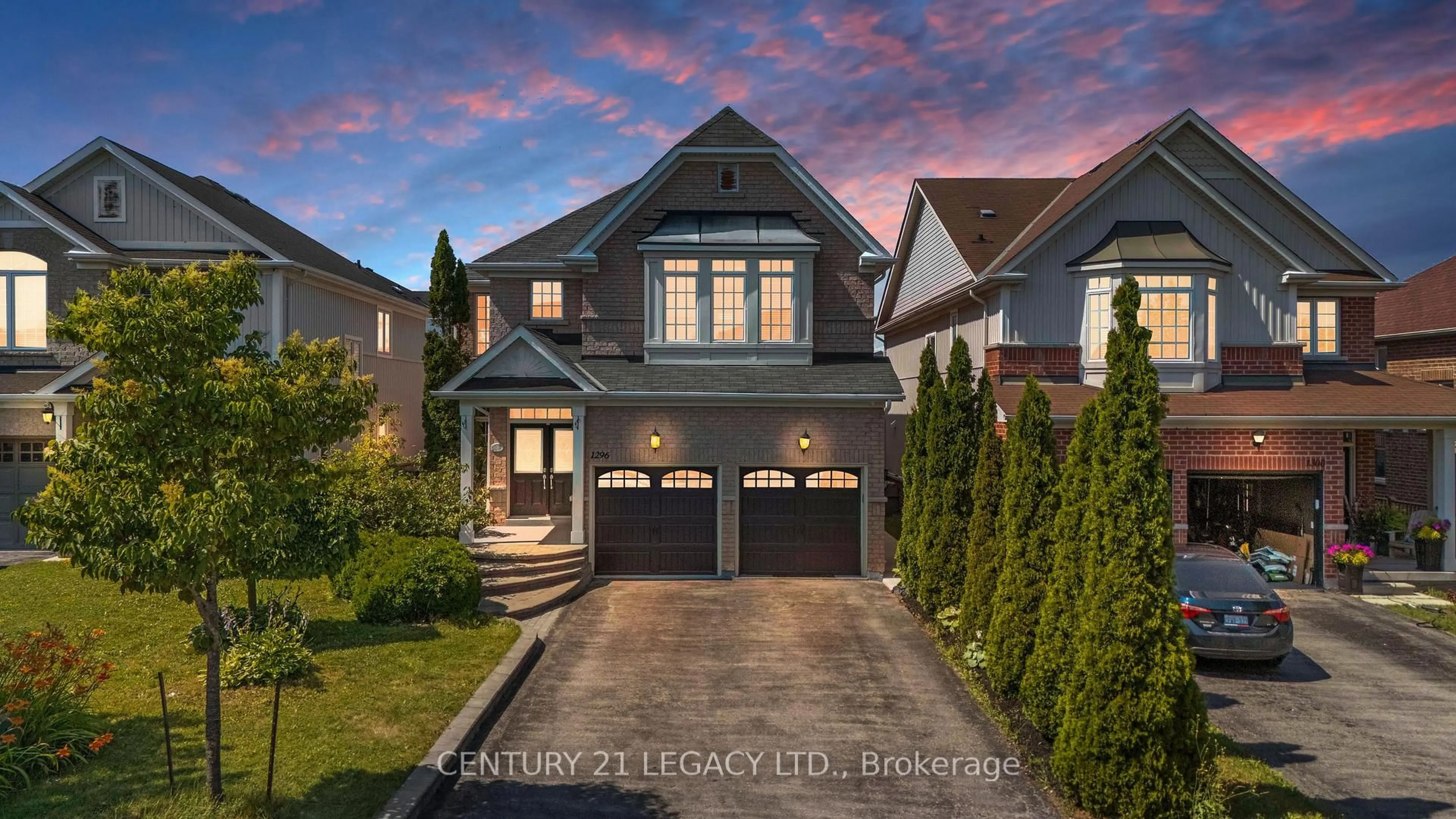 Home with brick exterior material, street for 1296 Tall Pine Ave, Oshawa Ontario L1K 0G3