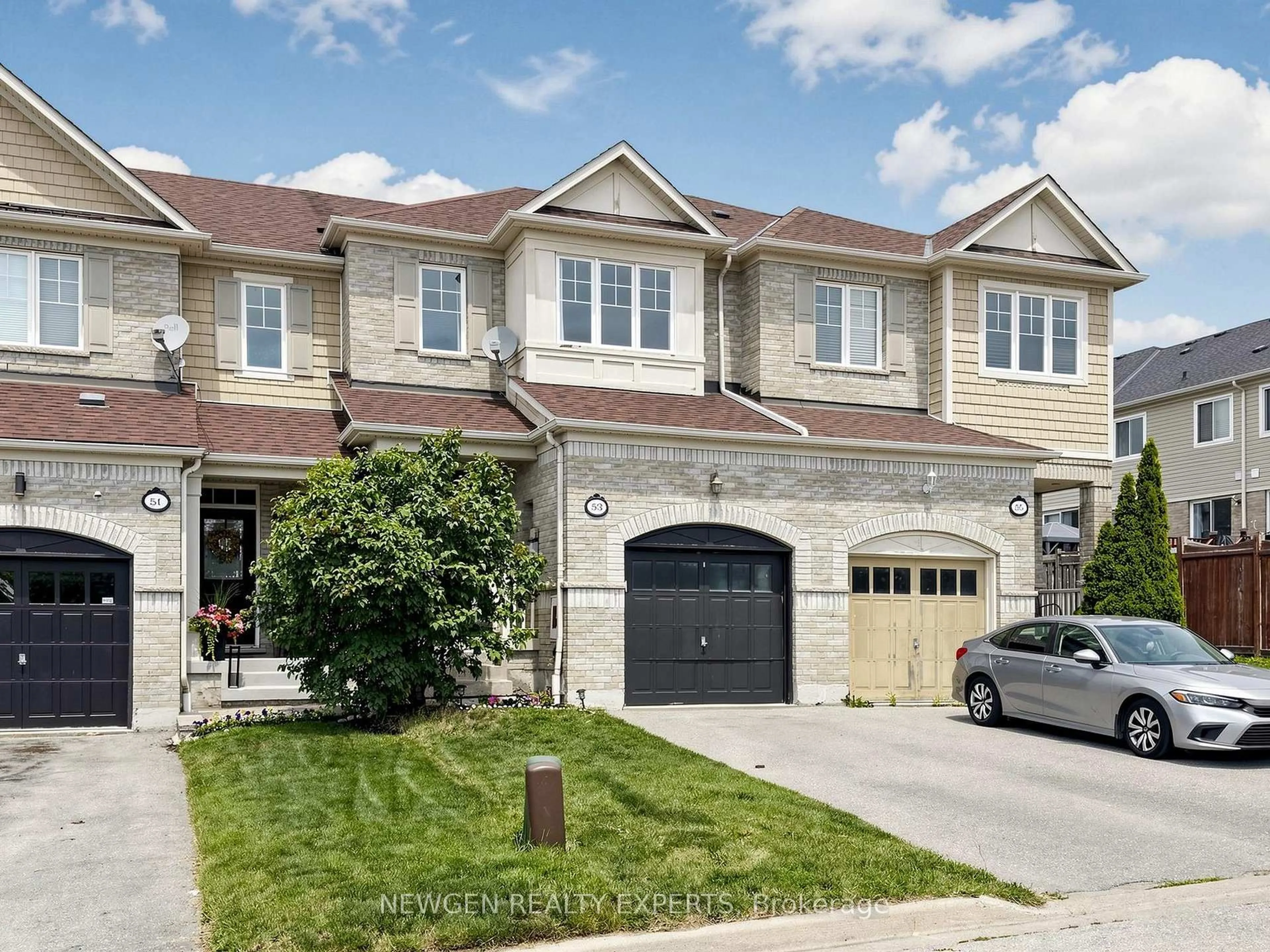 Home with brick exterior material, street for 53 Silverwood Circ, Ajax Ontario L1Z 0A3