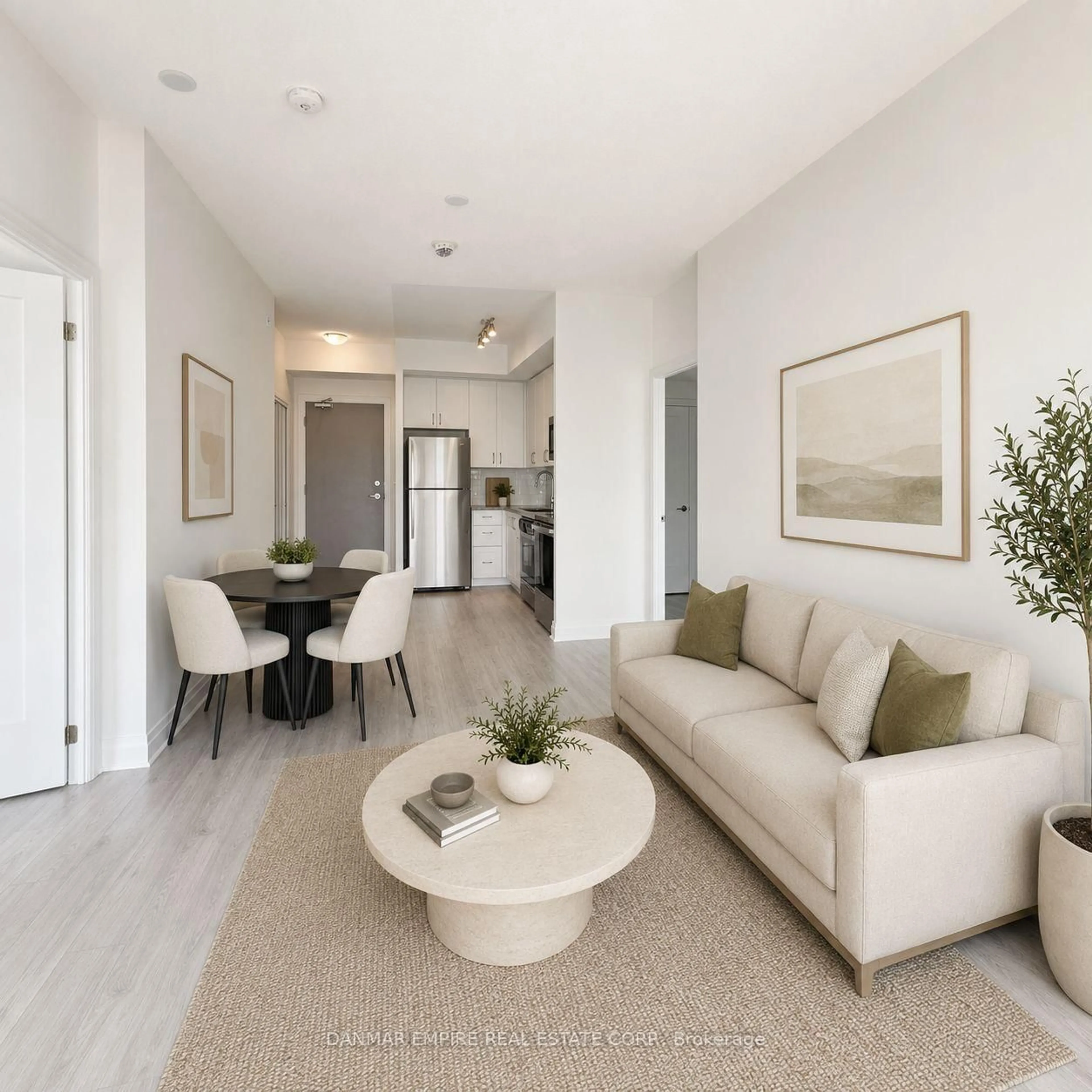 Living room with furniture, unknown for 3220 Sheppard Ave #614, Toronto Ontario M1T 0B7