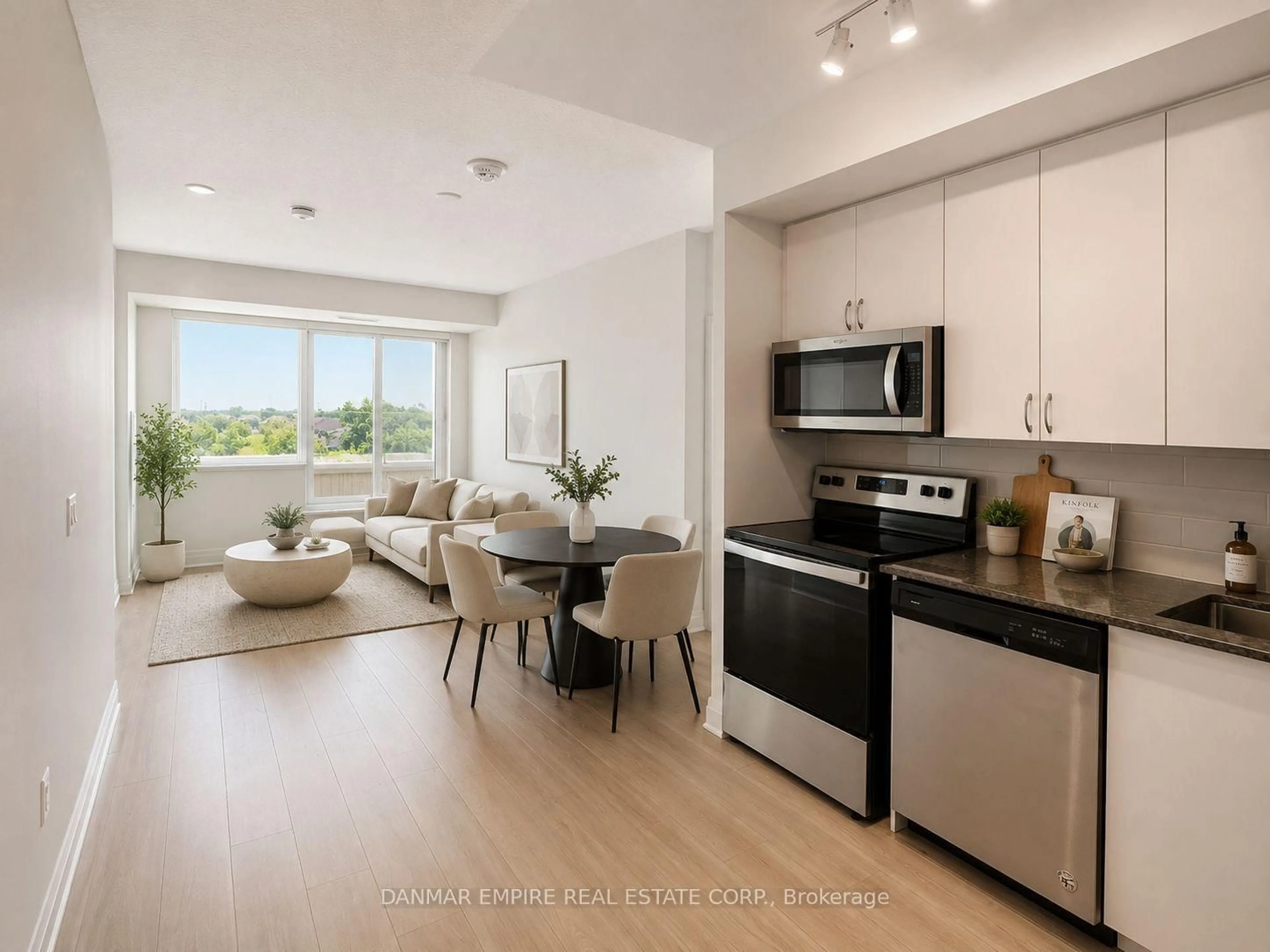 Open concept kitchen, unknown for 3220 Sheppard Ave #513, Toronto Ontario M1T 0B7