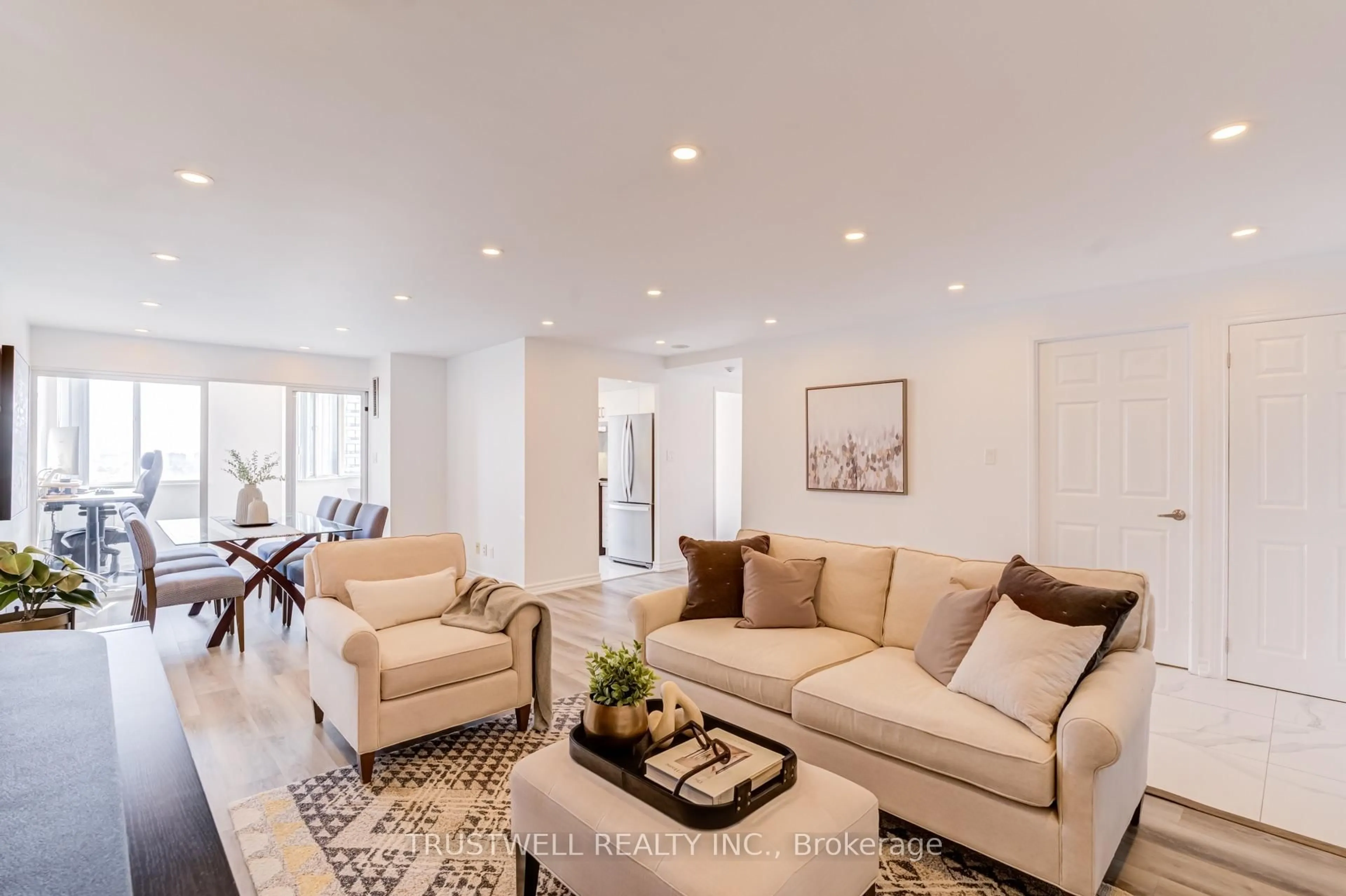 Living room with furniture, unknown for 80 Alton Towers Circ #1705, Toronto Ontario M1V 5E8