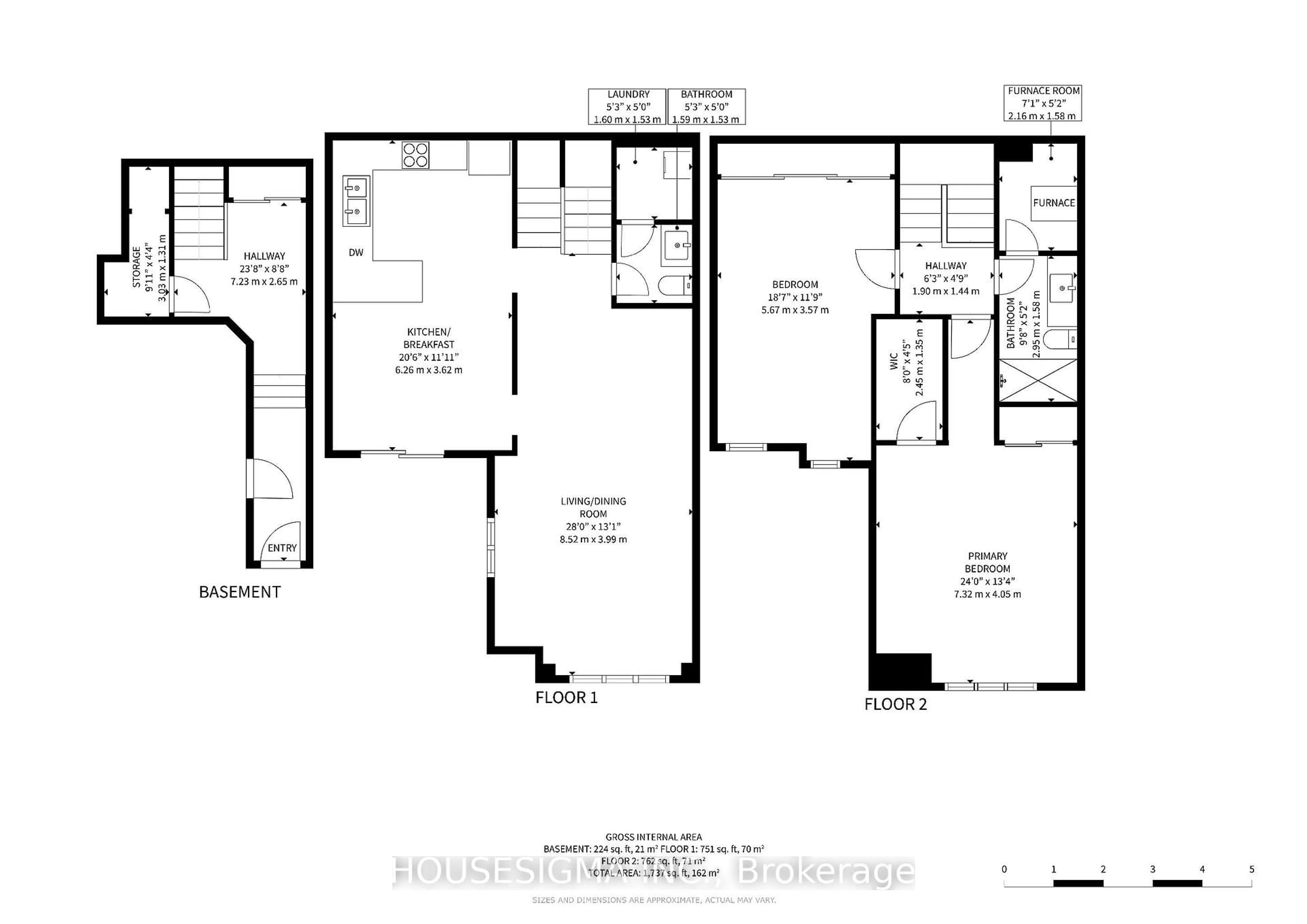 Floor plan for 83 Mondeo Dr #220, Toronto Ontario M1P 5B6
