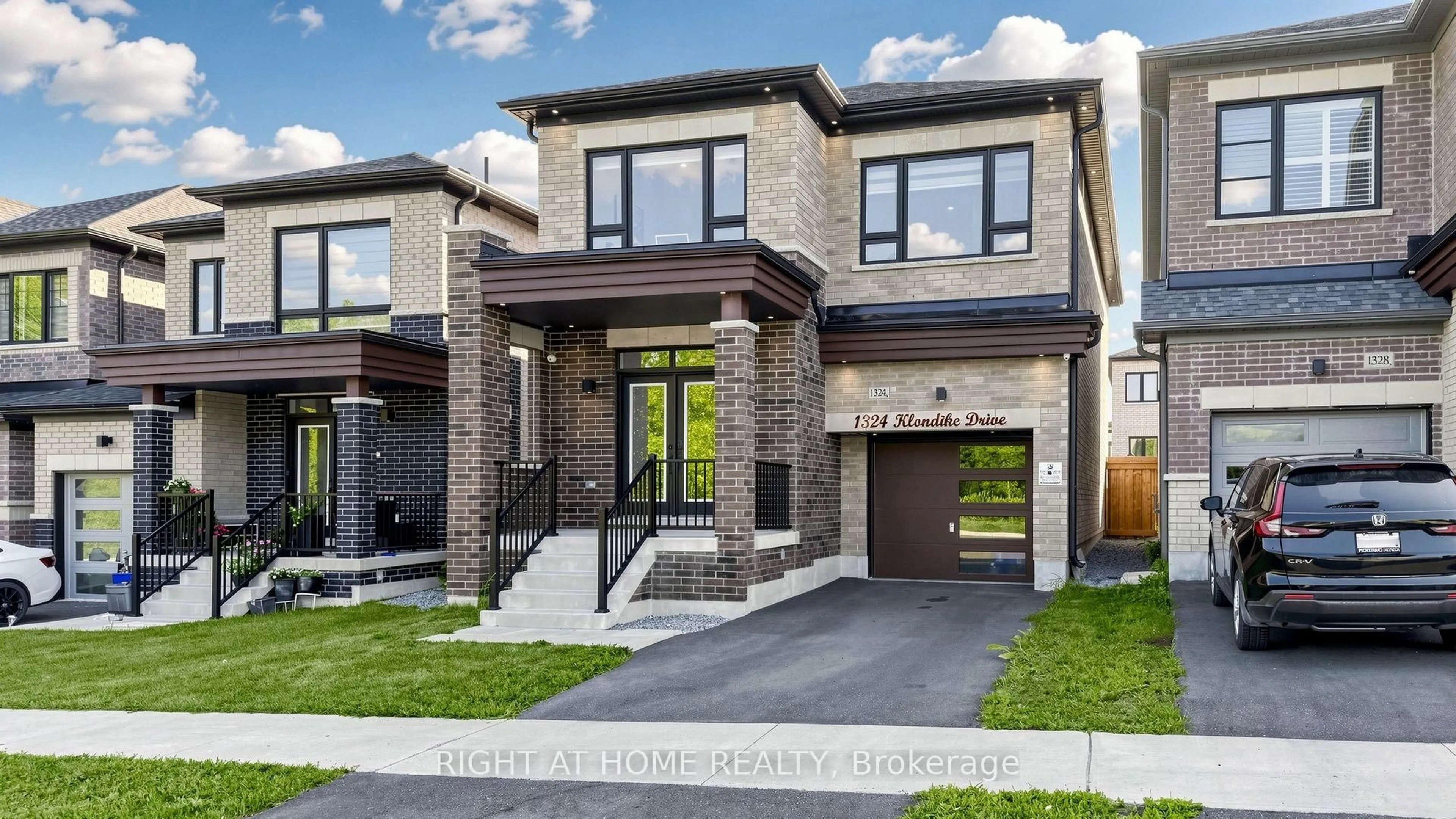 Home with brick exterior material, street for 1324 Klondike Dr, Oshawa Ontario L1L 0T2