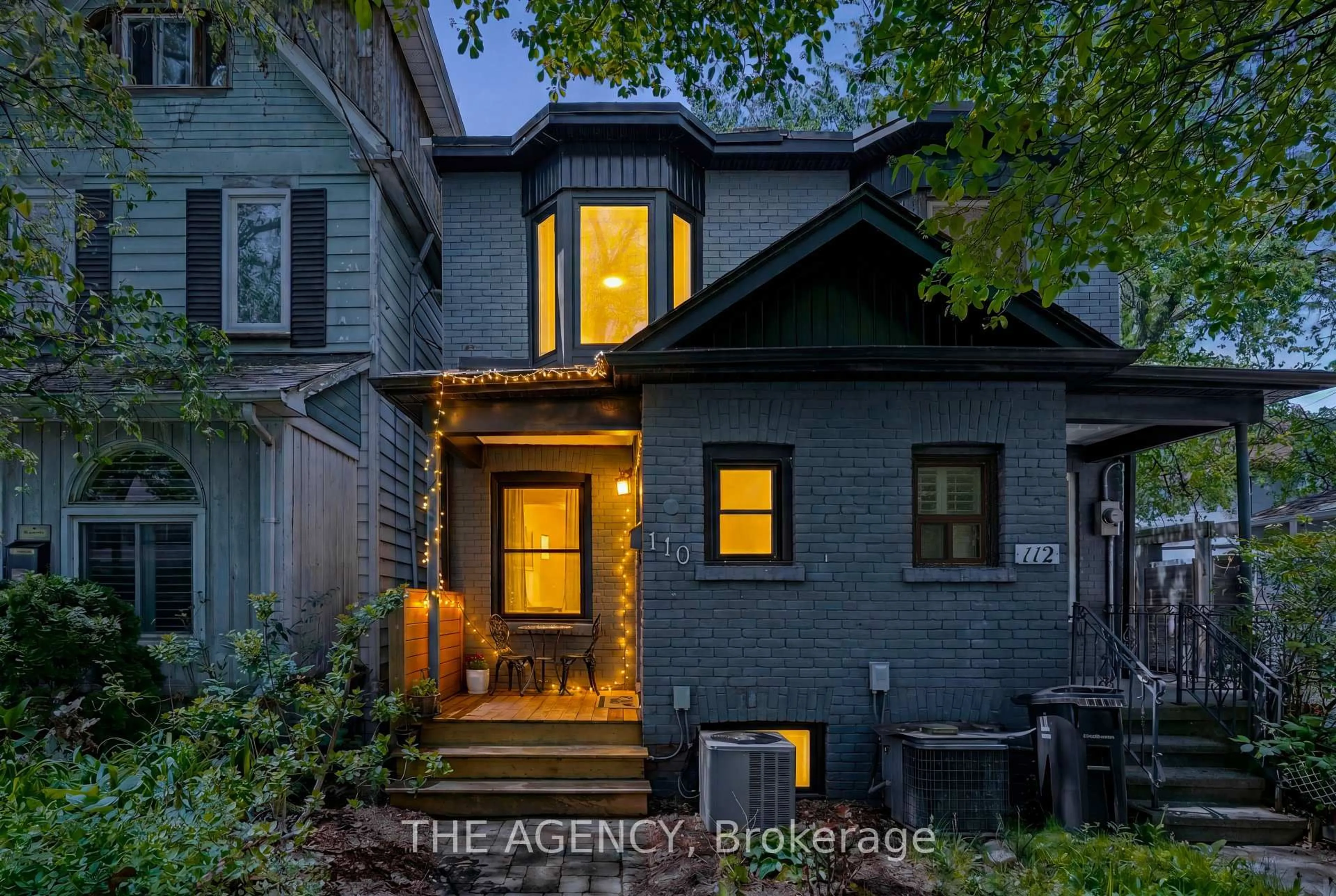 Home with brick exterior material, street for 110 Hastings Ave, Toronto Ontario M4L 2L2