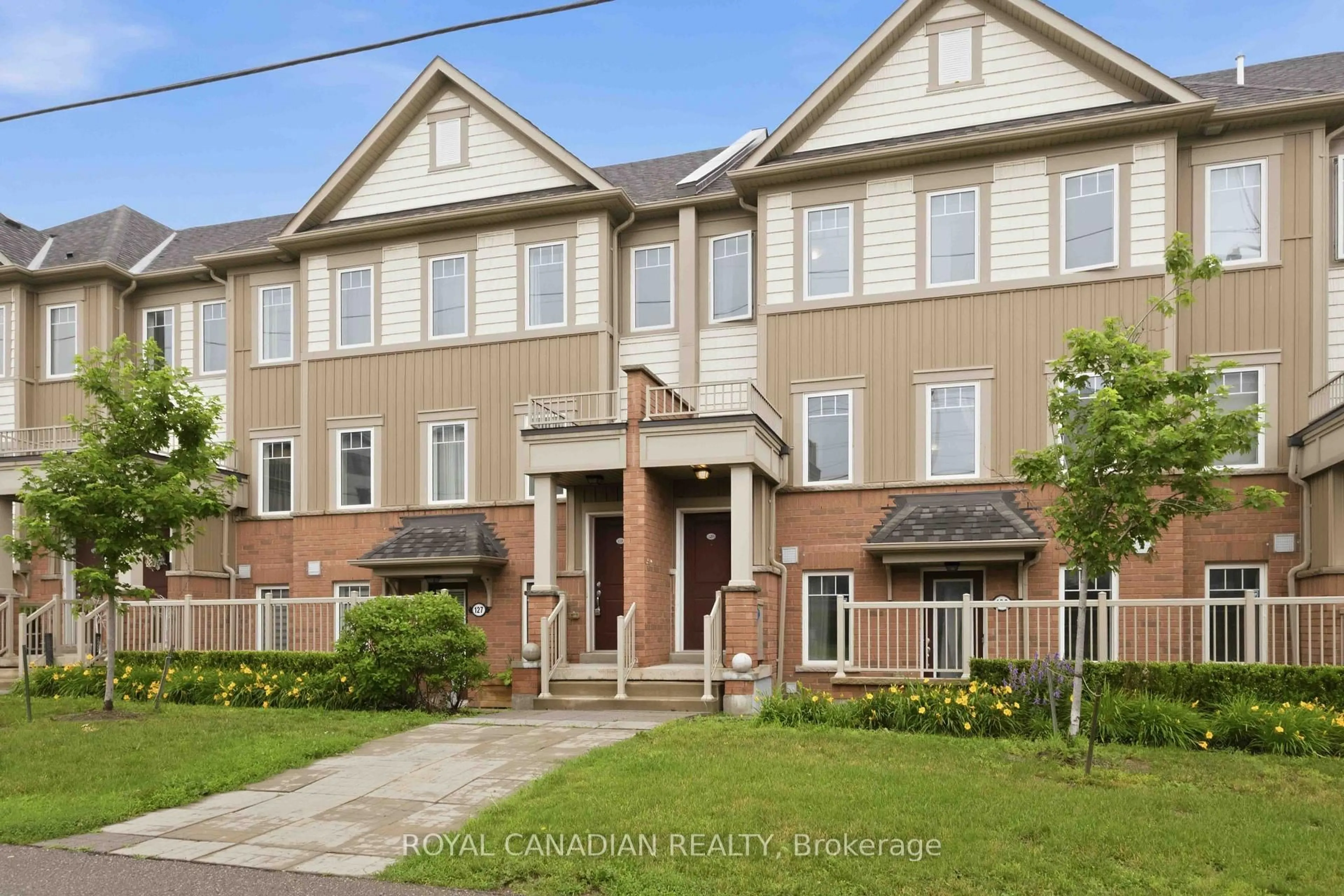 Home with brick exterior material, street for 2500 Hill Rise Crt #129, Oshawa Ontario L1L 0M6