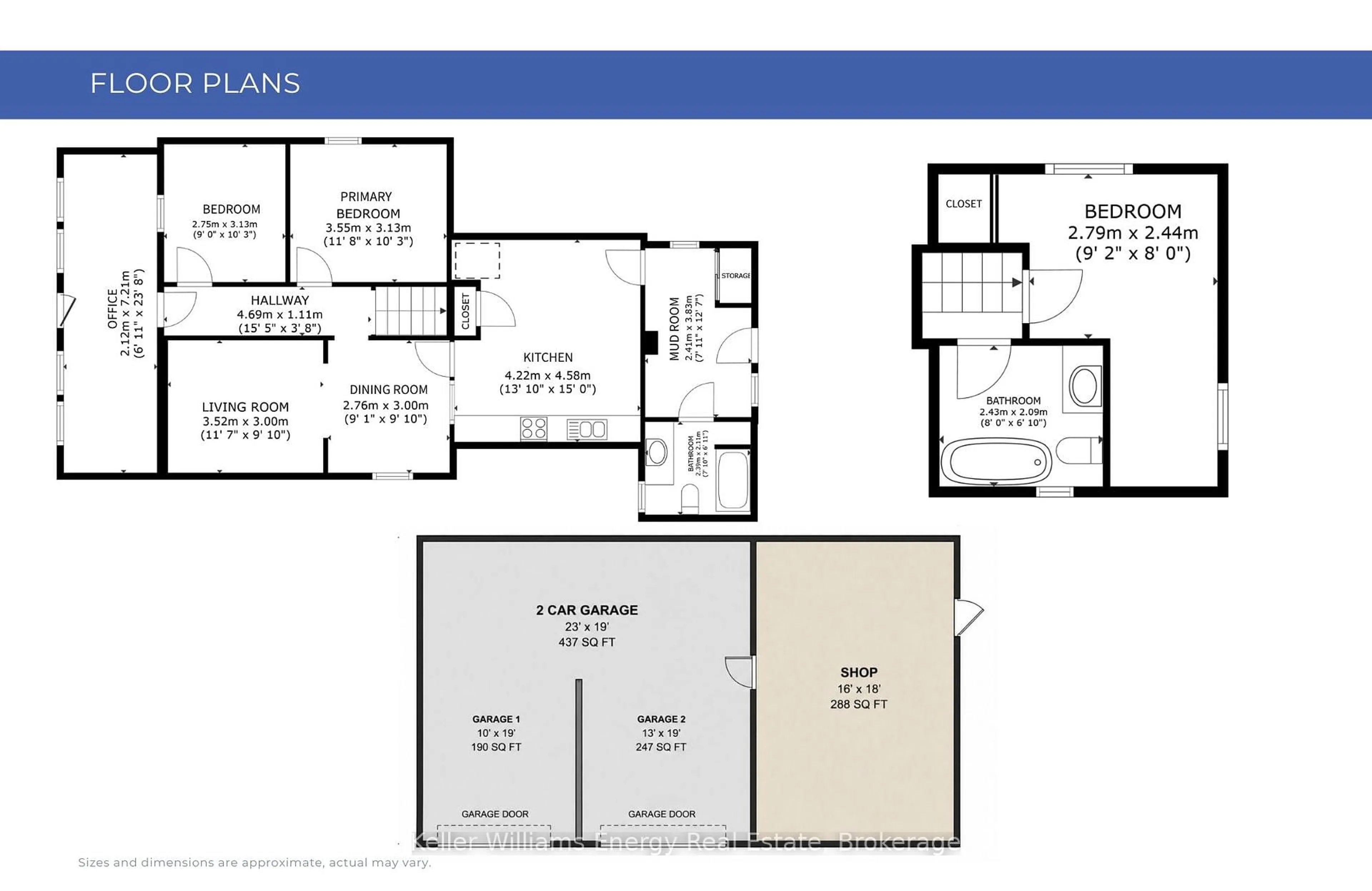 Floor plan for 20 Mill St, Oshawa Ontario L1H 2Z3