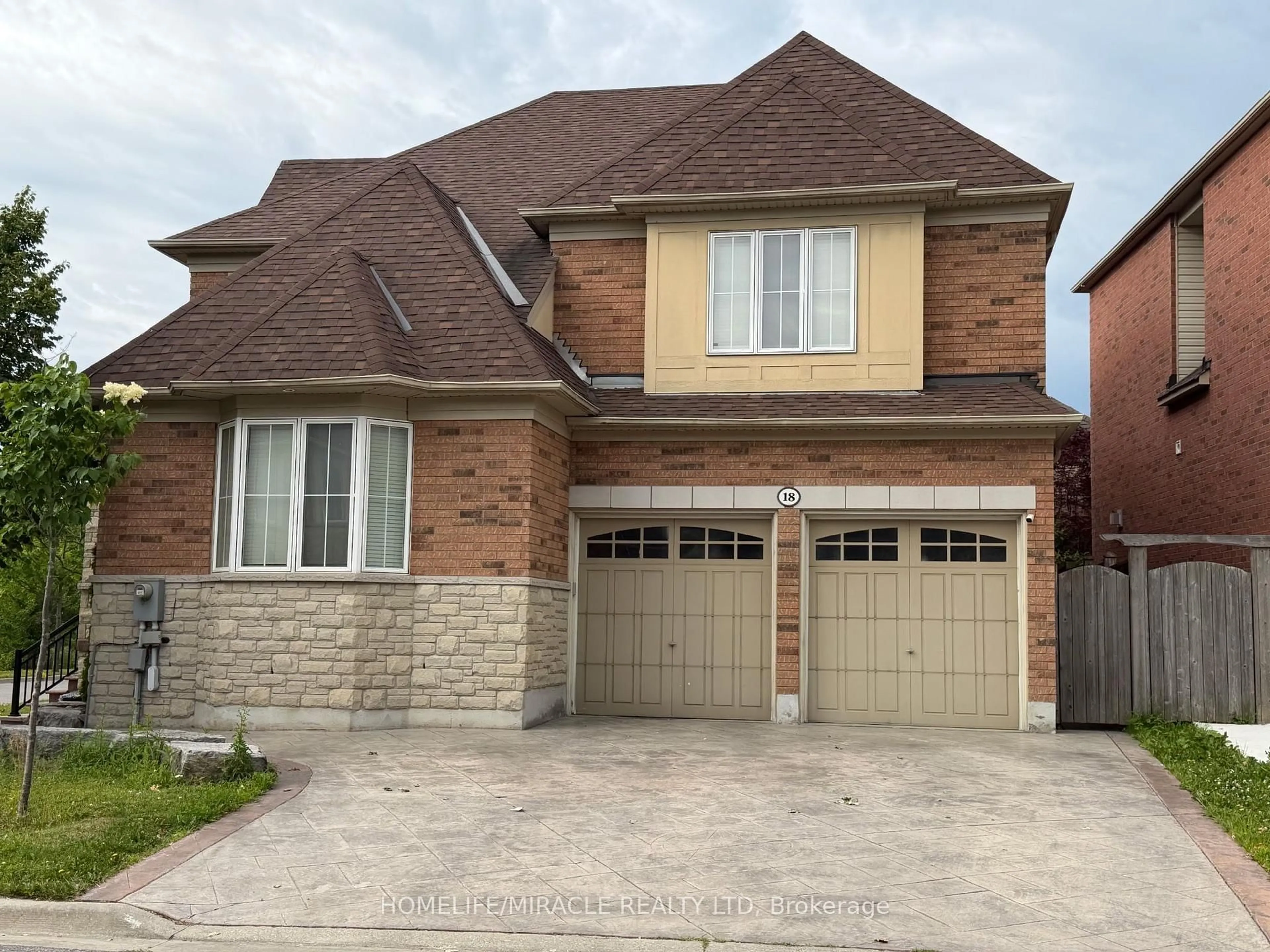 Home with brick exterior material, street for 18 Portelli Cres, Ajax Ontario L1Z 0C5