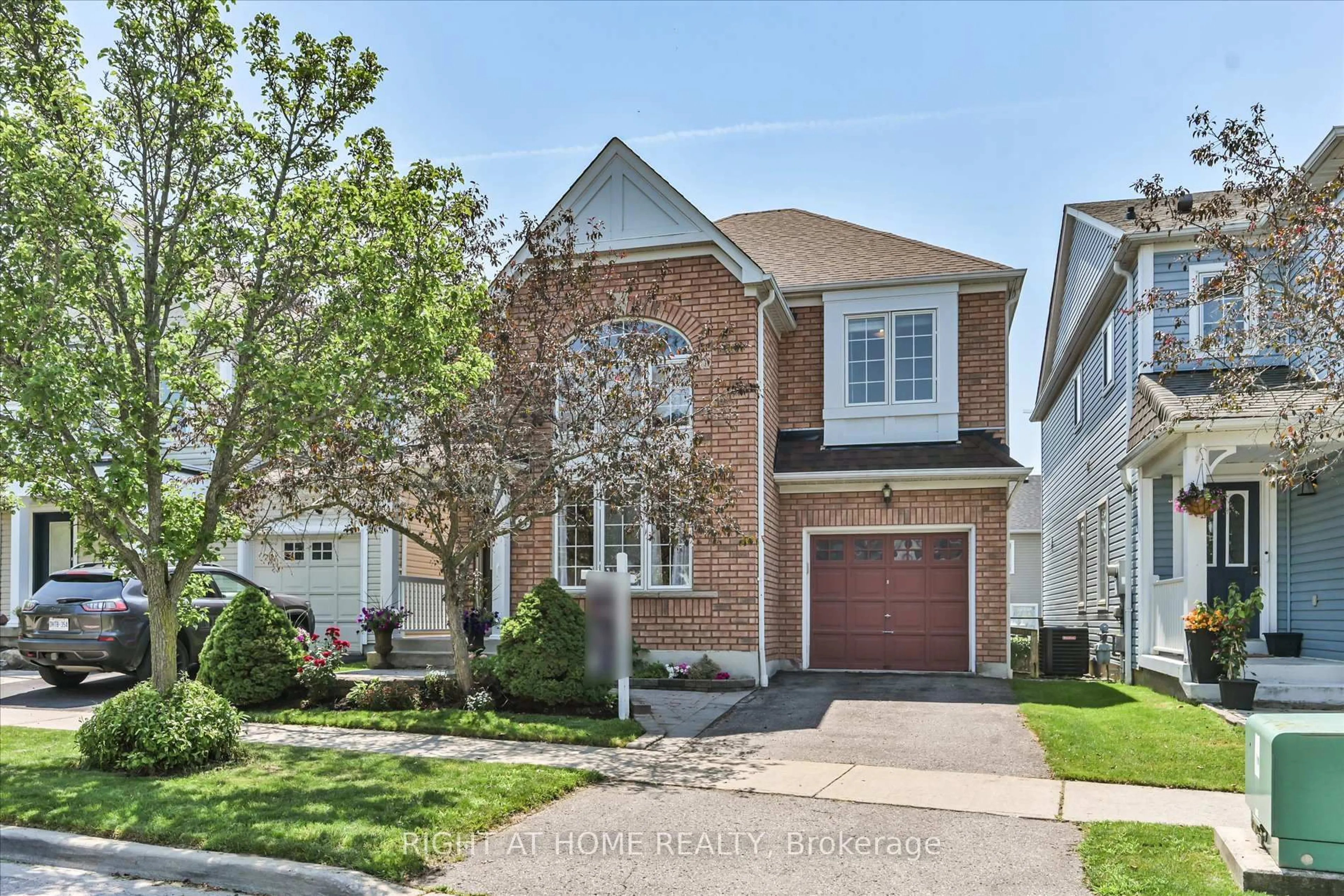 Home with brick exterior material, street for 94 Moynahan Cres, Ajax Ontario L1Z 1M4