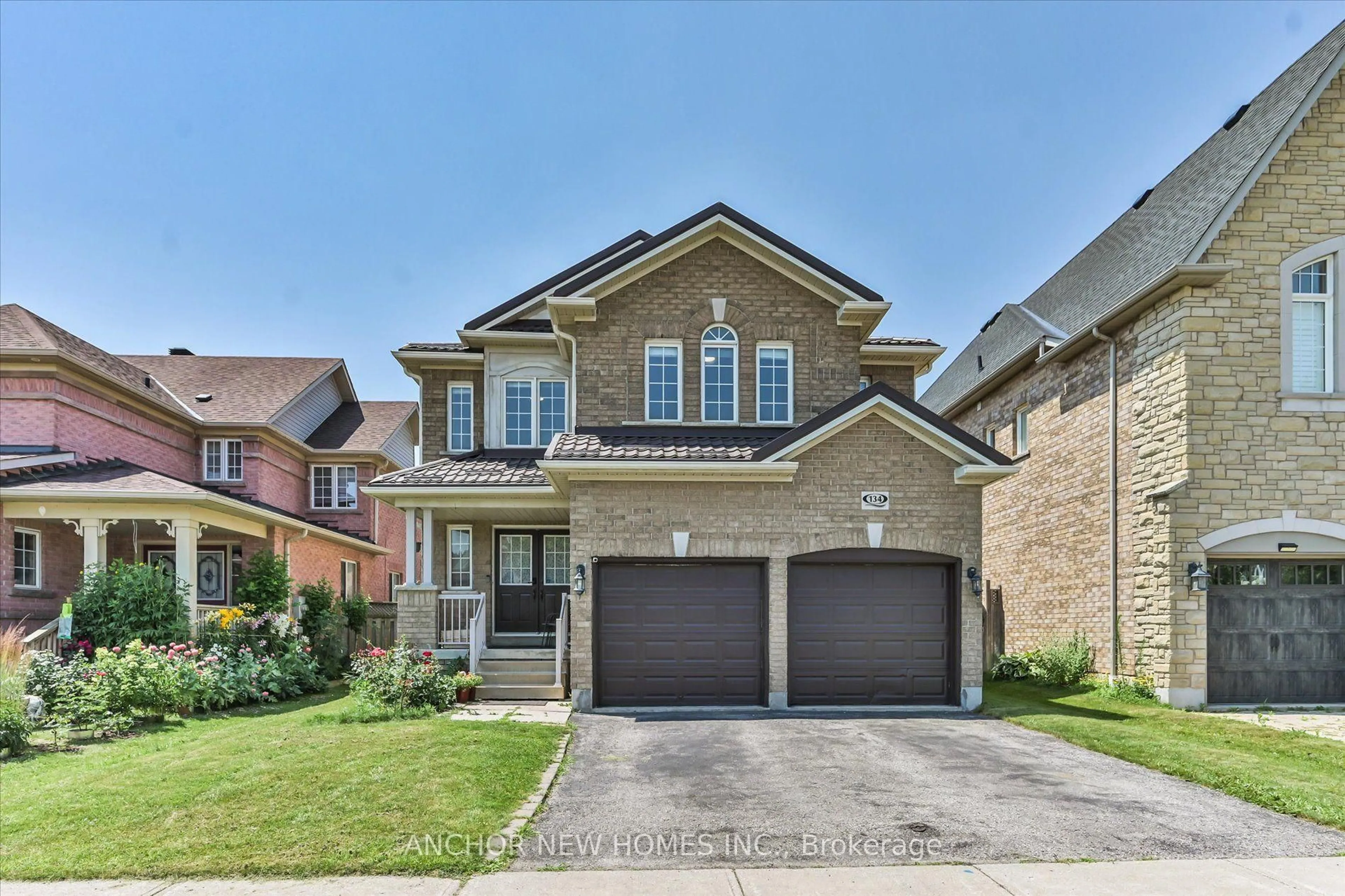 Home with brick exterior material, street for 134 Baycliffe Dr, Whitby Ontario L1P 1V5
