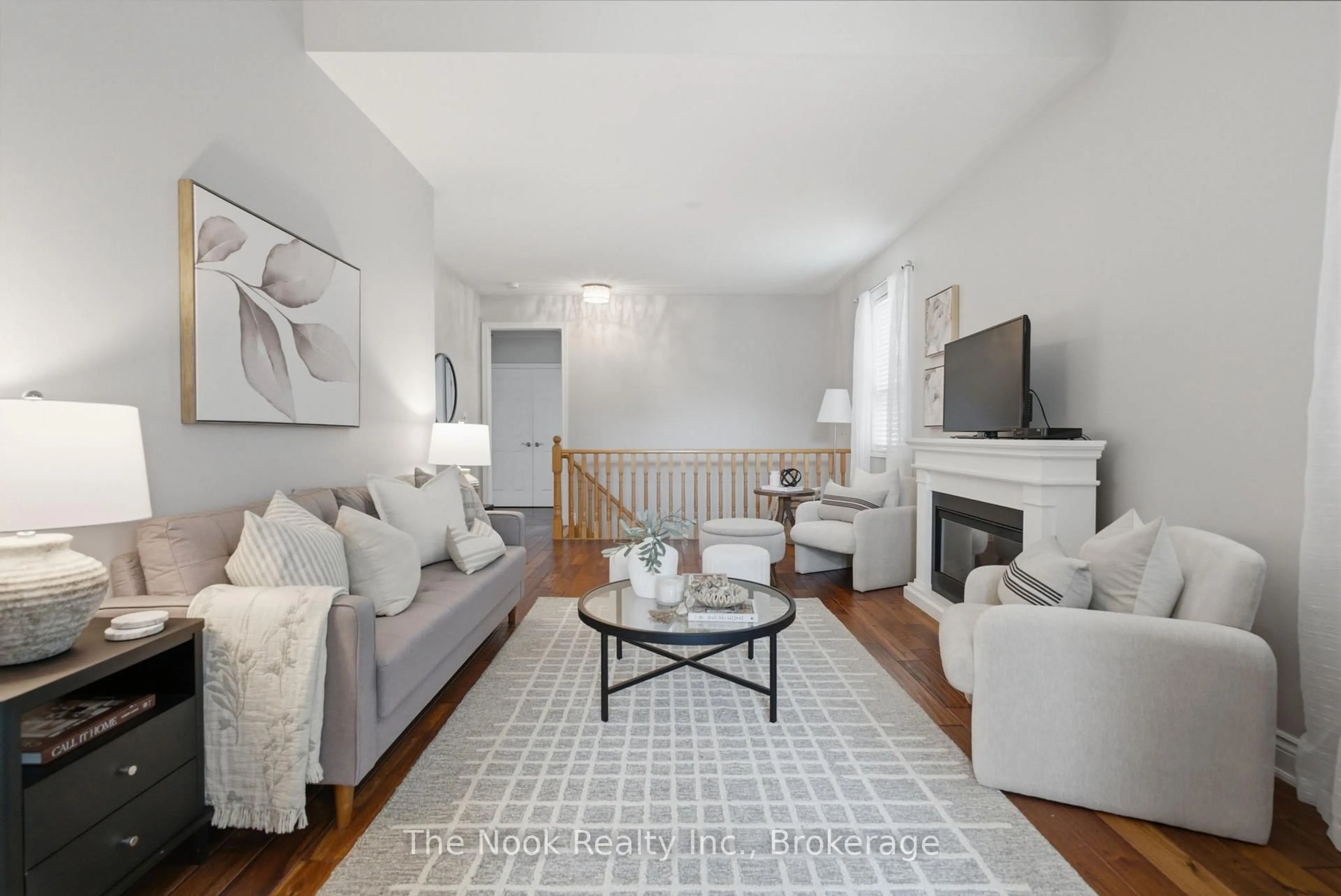 Living room with furniture, unknown for 19 Alfred Shrubb Lane, Clarington Ontario L1C 0B1