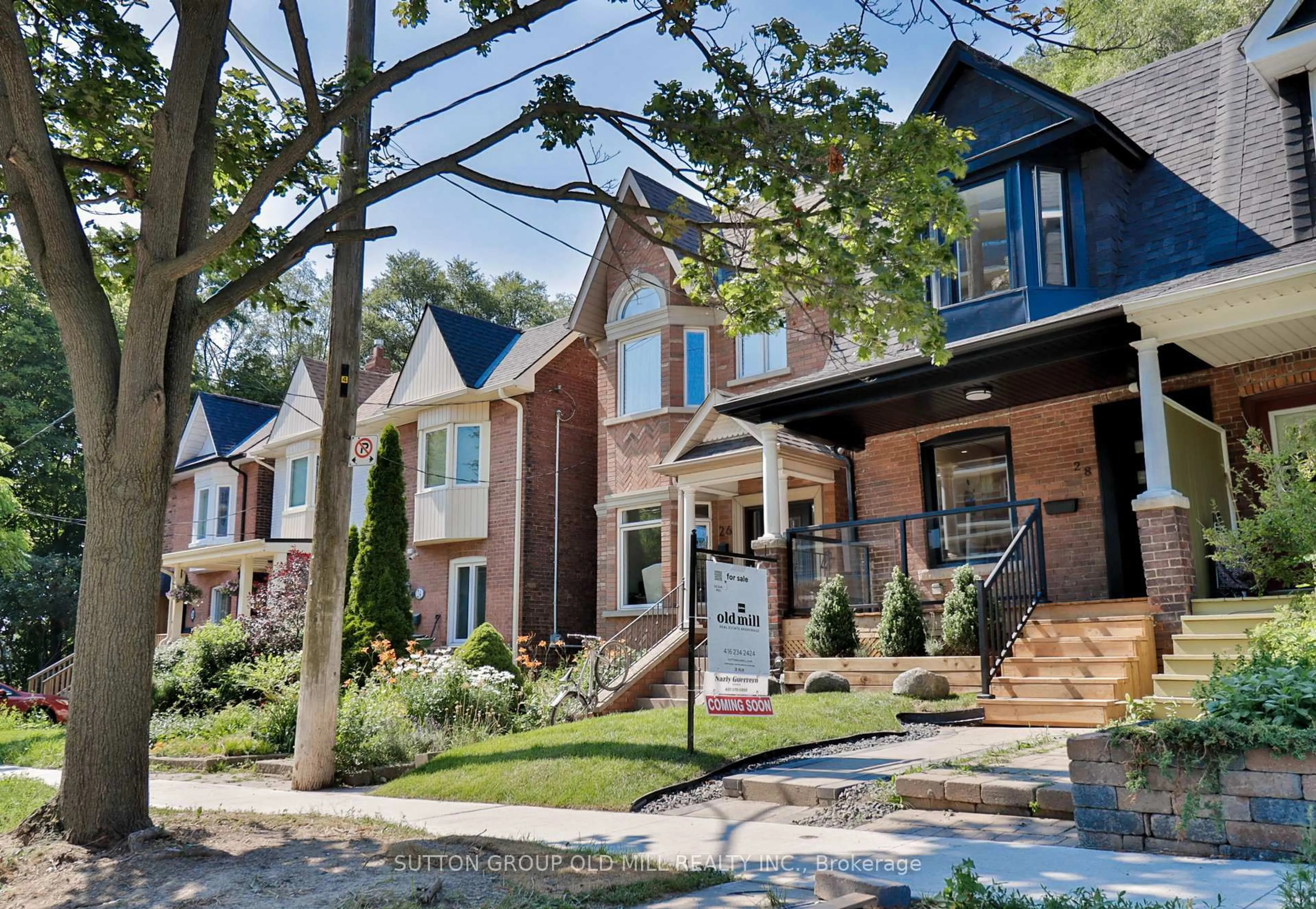 Home with brick exterior material, street for 28 Eastmount Ave, Toronto Ontario M4K 1V1