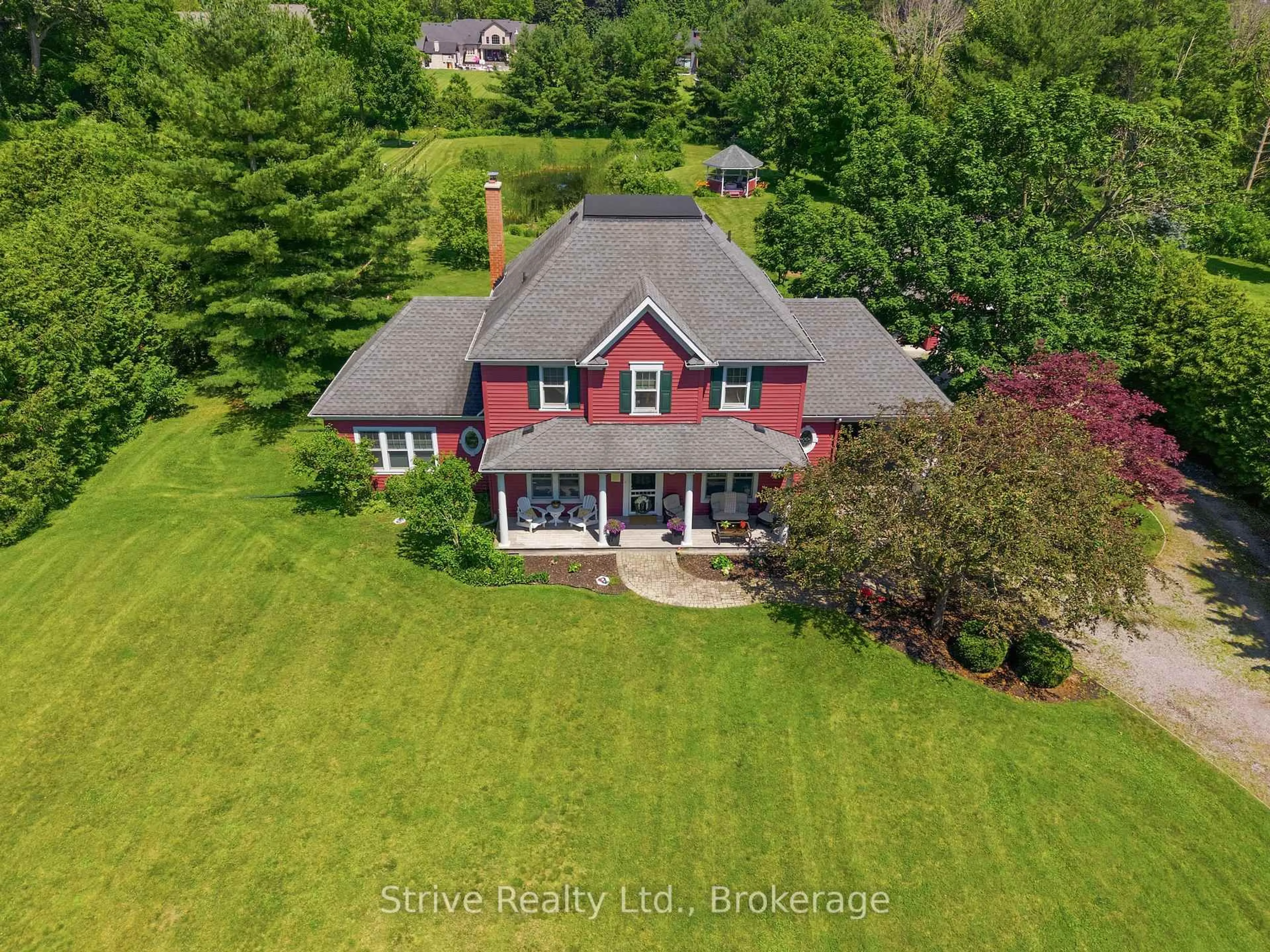 A pic from outside/outdoor area/front of a property/back of a property/a pic from drone, unknown for 619 Mill St, Clarington Ontario L1B 1L9