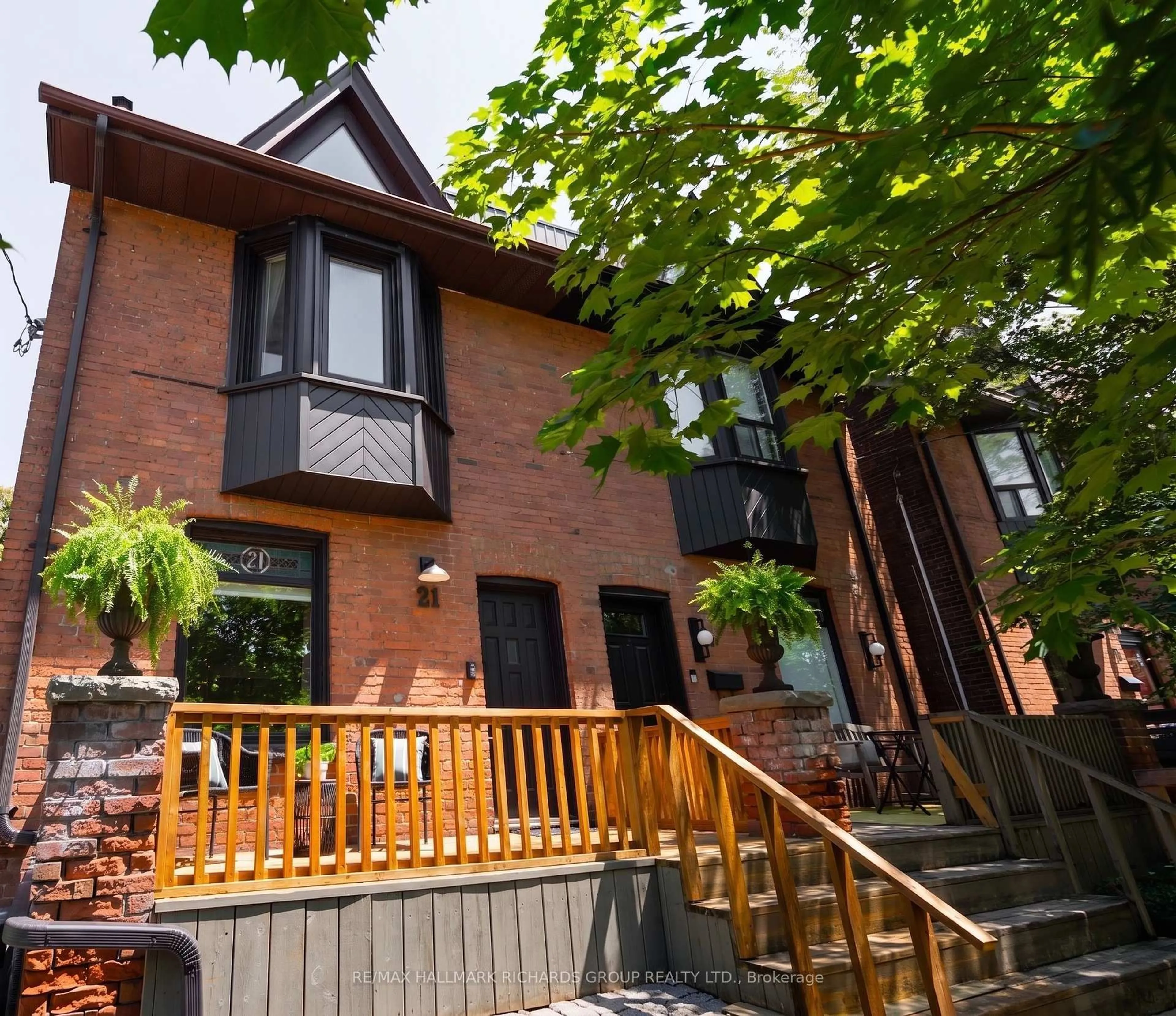Home with brick exterior material, street for 21 Bertmount Ave, Toronto Ontario M4M 2X8