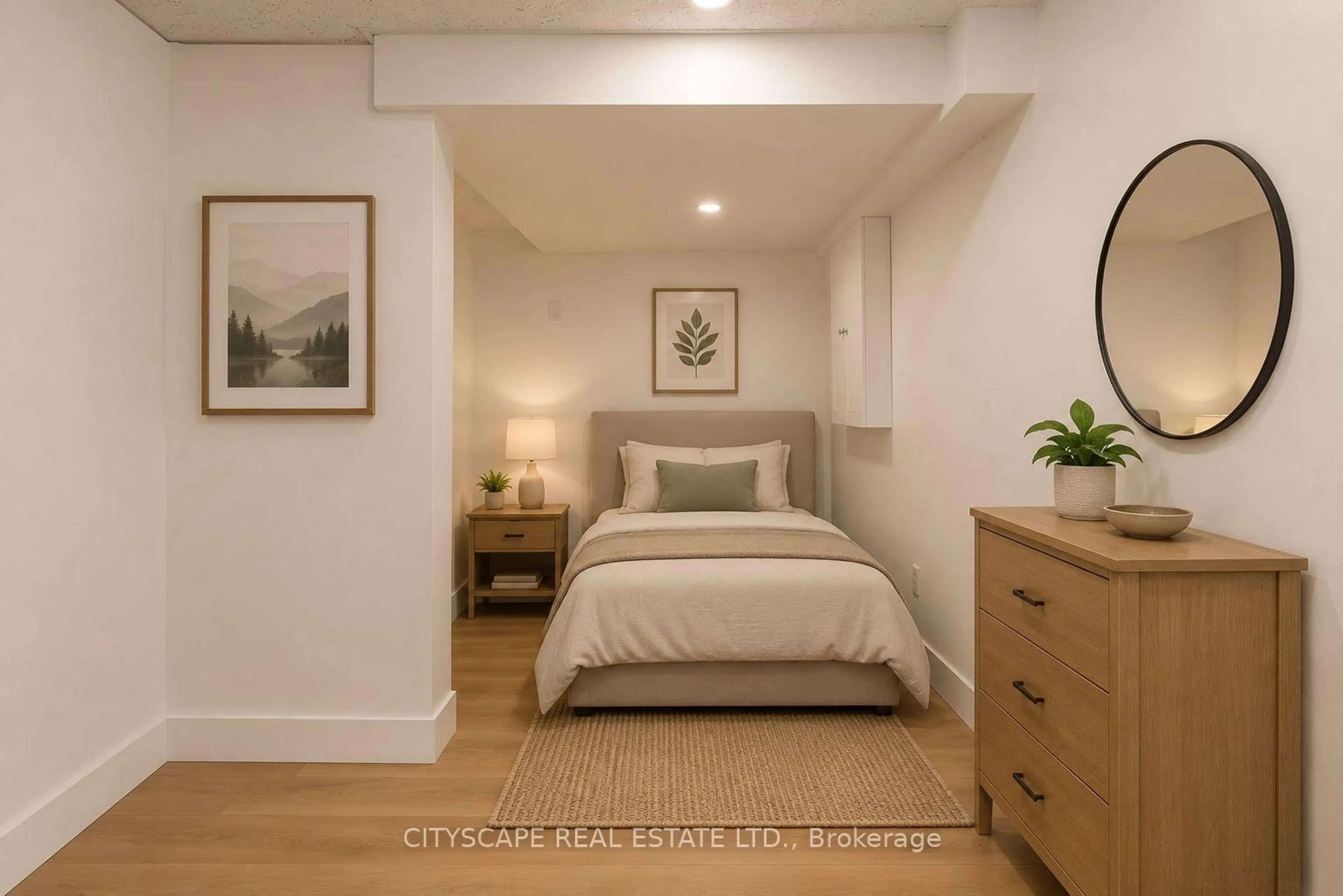 Bedroom with bed, unknown for 322 Fernwood Ave, Oshawa Ontario L1G 2H7