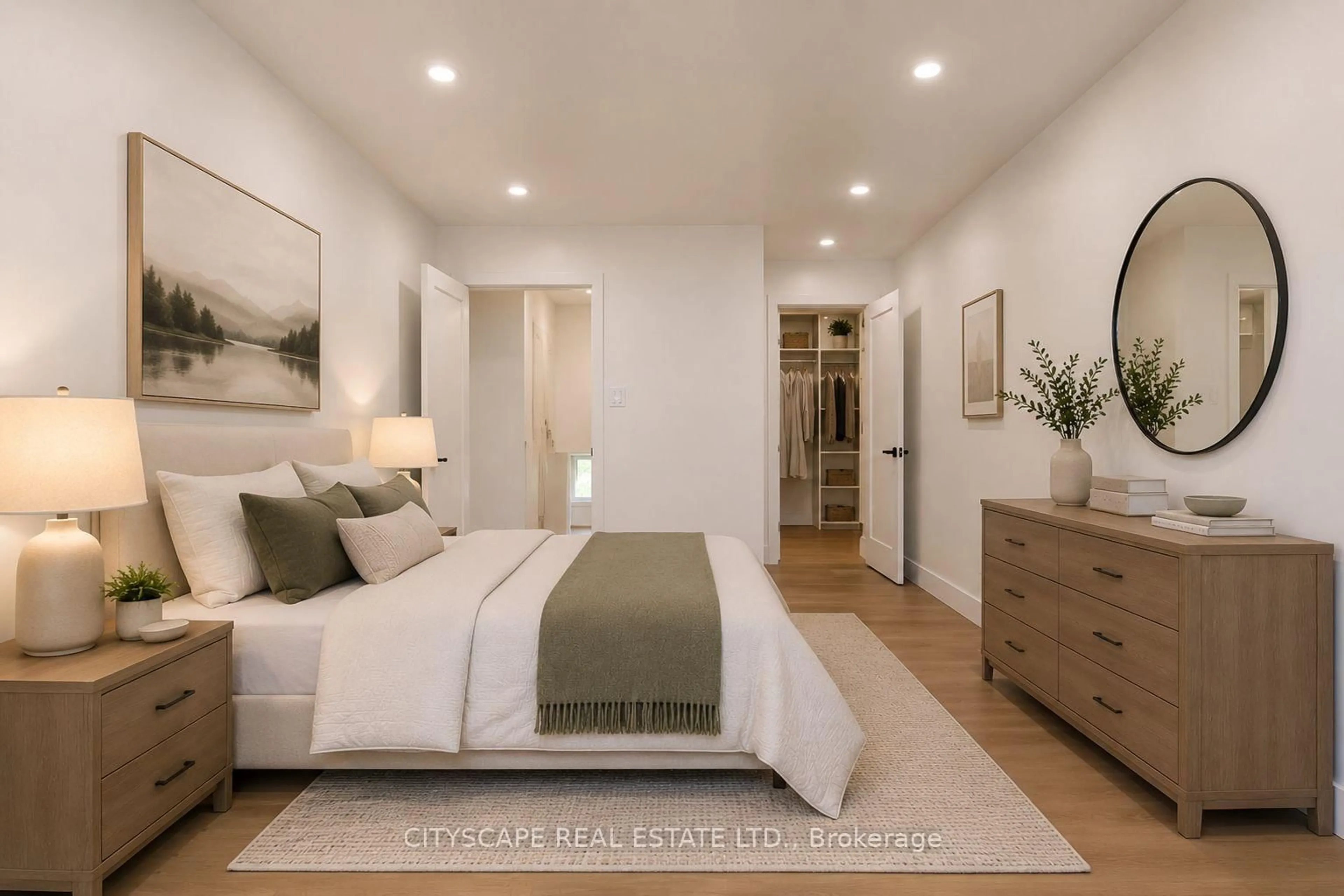 Bedroom with bed, unknown for 322 Fernwood Ave, Oshawa Ontario L1G 2H7