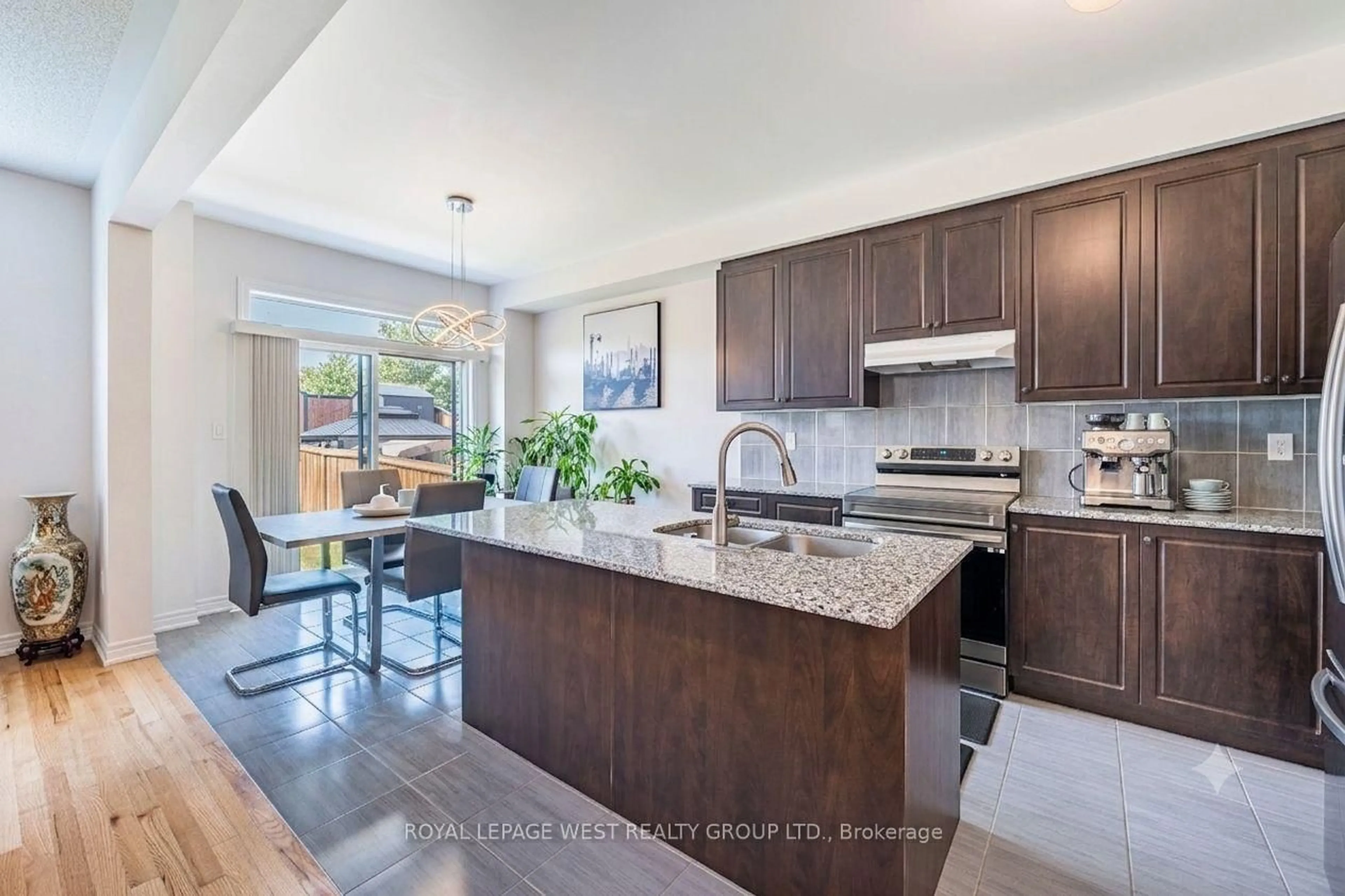 Open concept kitchen, ceramic/tile floor for 1278 Aquarius Tr, Pickering Ontario L1X 0L9