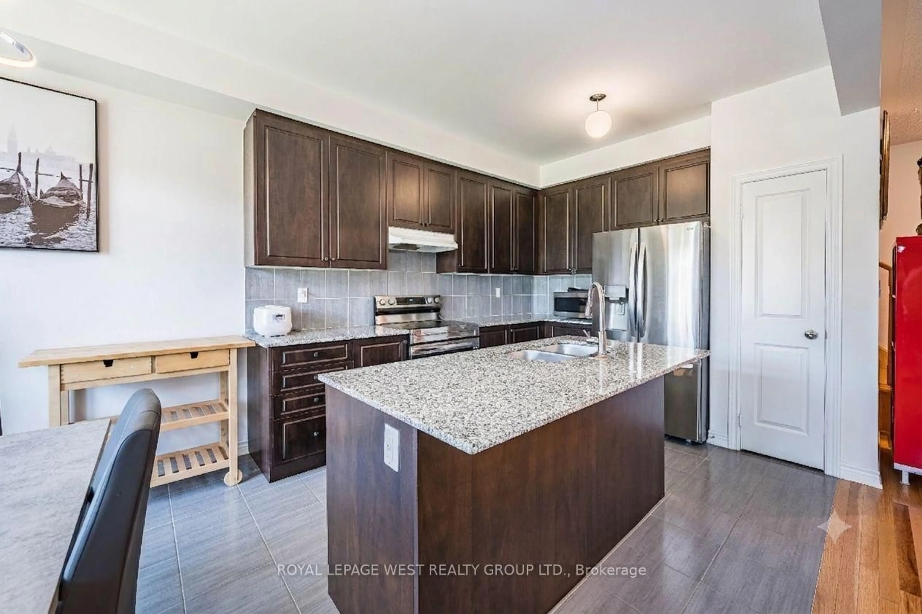 Open concept kitchen, unknown for 1278 Aquarius Tr, Pickering Ontario L1X 0L9