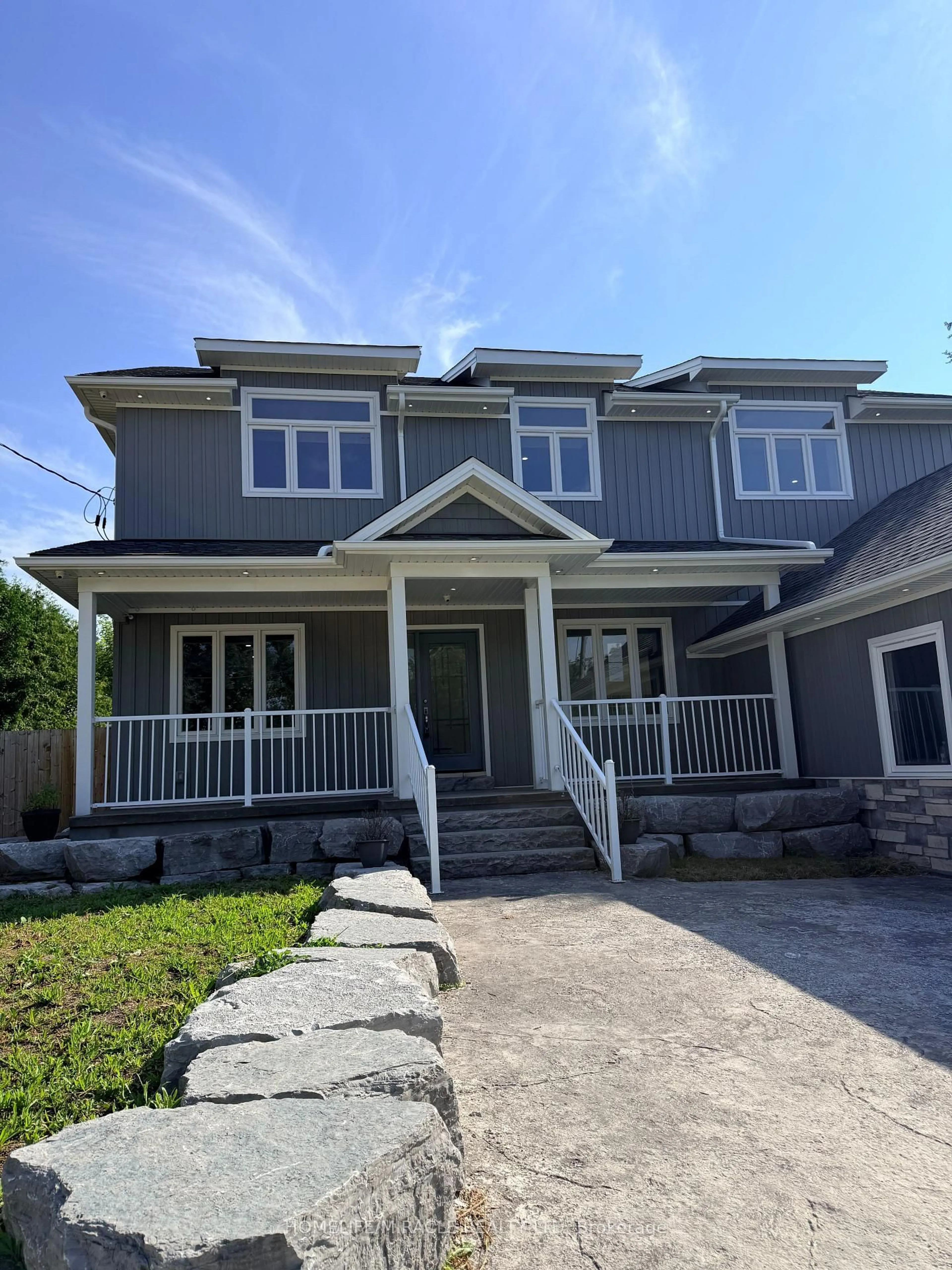 Home with vinyl exterior material, street for 5277 Old Scugog Rd, Clarington Ontario L0B 1J0